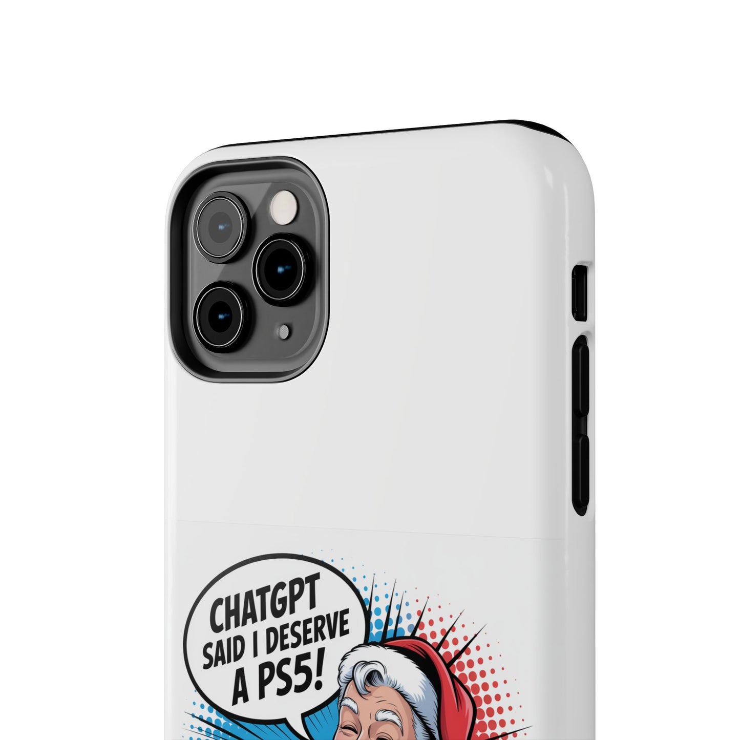 Santa Laughing  Phone Case - "CHATGPT Said I Deserve A PS5!"