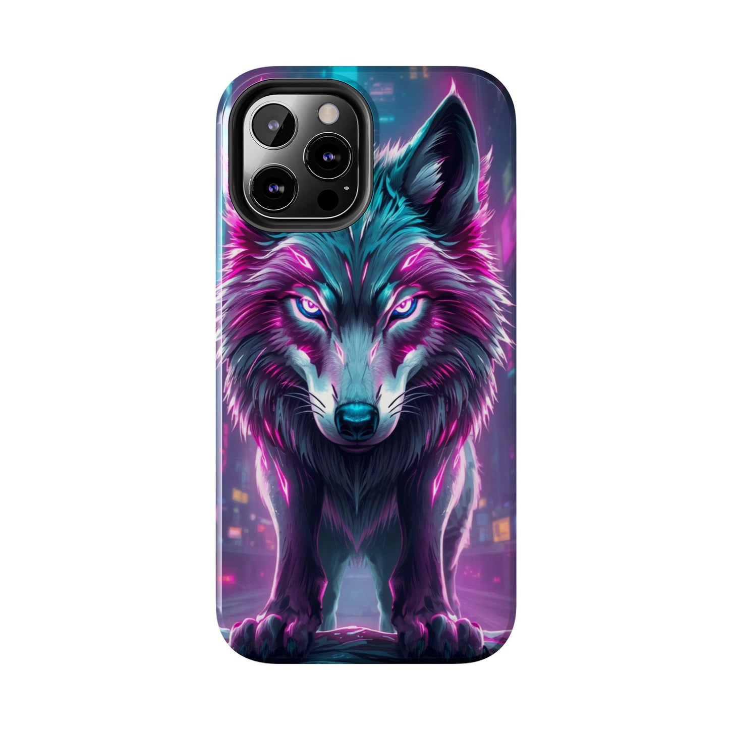 Fierce Wolf Phone Case - Tough & Vibrant Design for Animal Lovers