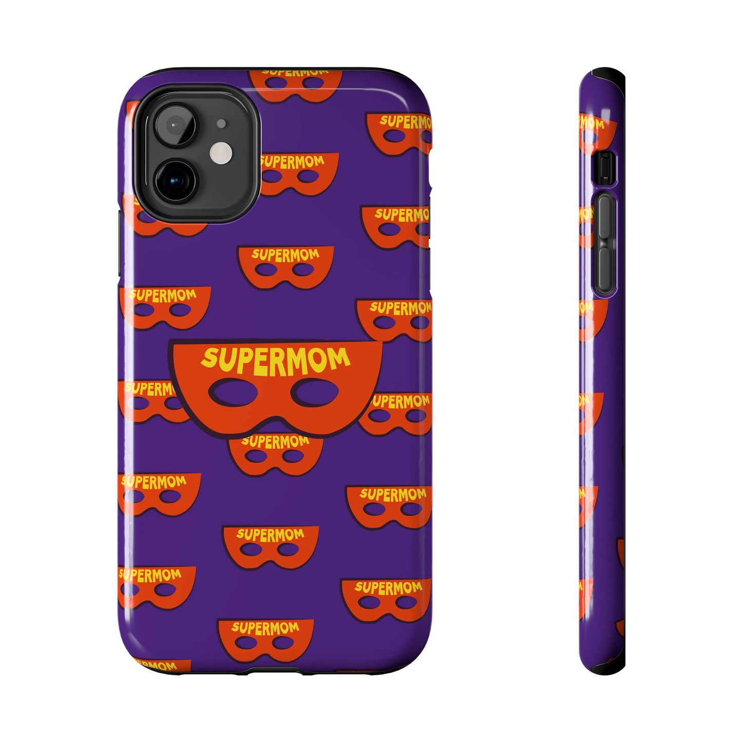 Supermom Tough Phone Case - Durable Protection with Fun Design - for iPhone
