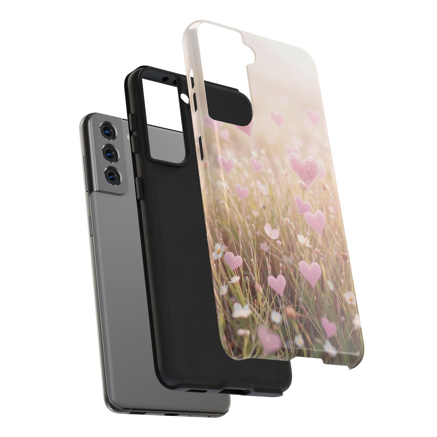 Romantic Hearts Tough Phone Case - Perfect for Lovers and Celebrations