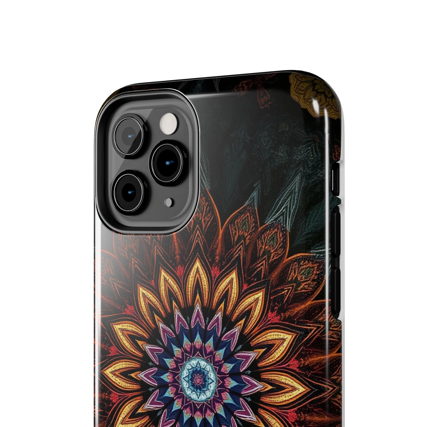 Mystic Mandala Tough Phone Case - Durable Protection with Artistic Design - for iPhone