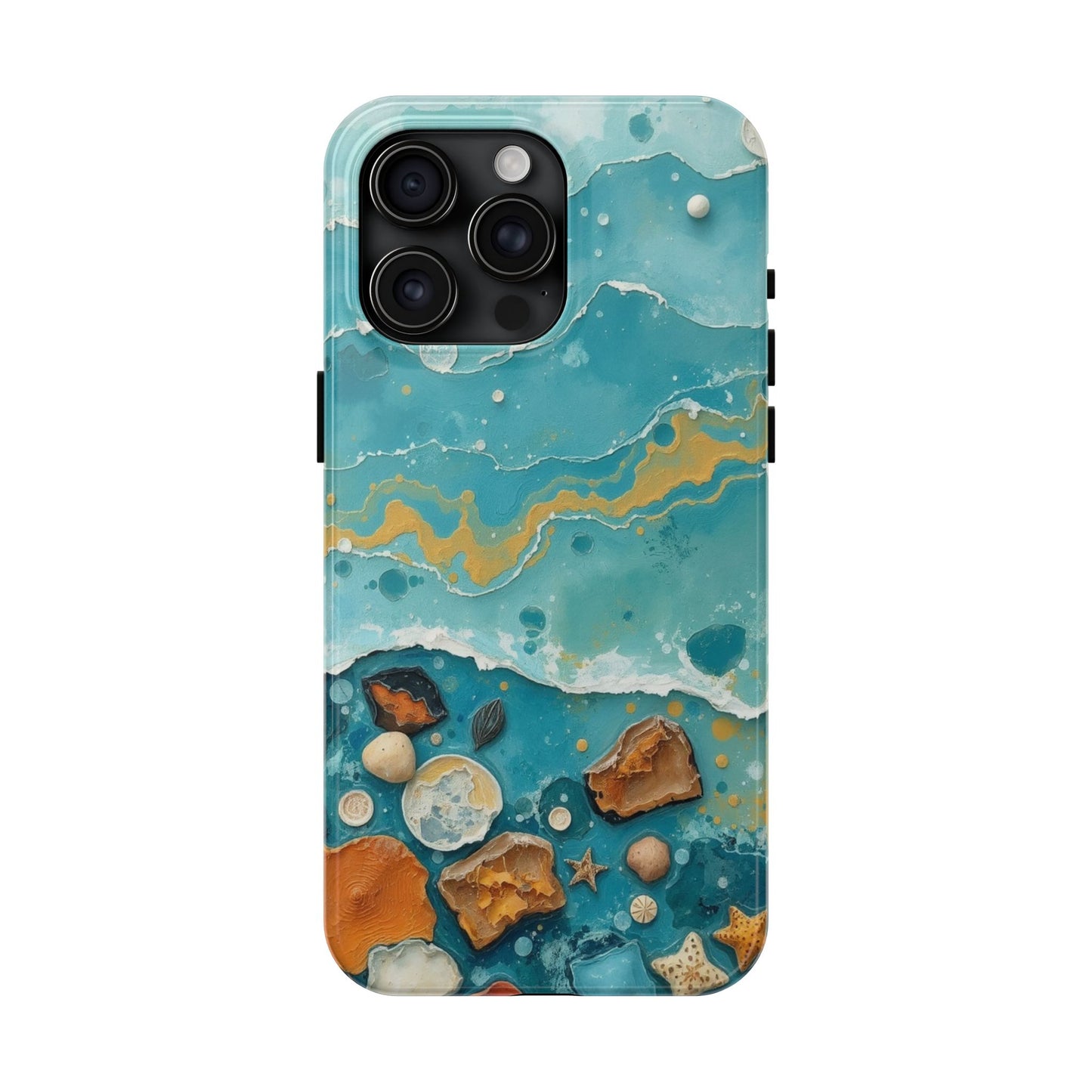 Ocean-Inspired Tough Phone Cases - Coastal Beach Vibe, Easy Accessory for Beach Lovers