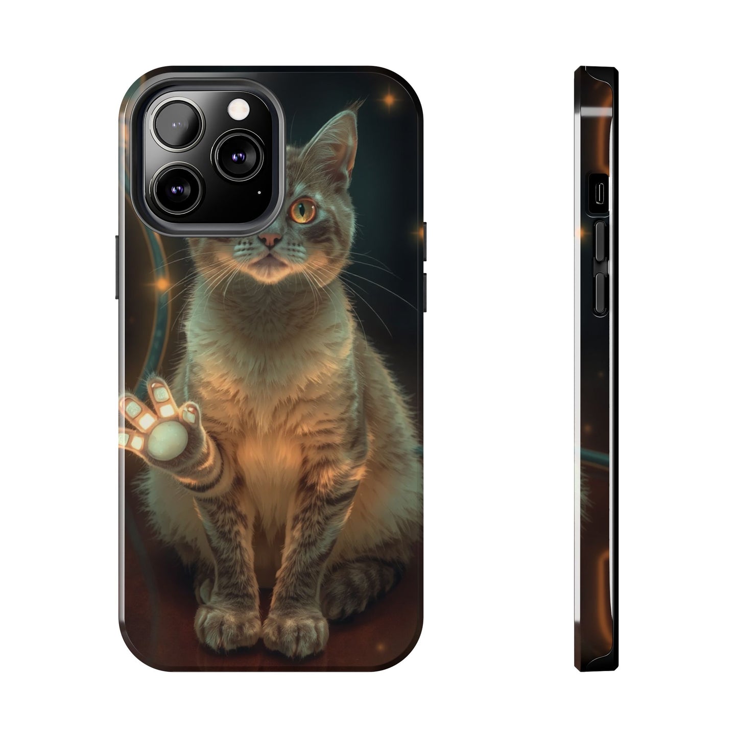 Whimsical Cat Phone Case | Tough Phone Cases for Cat Lovers, Pet Accessories, Gift for Cat Owners, Cute Phone Cover, Personalized Tech