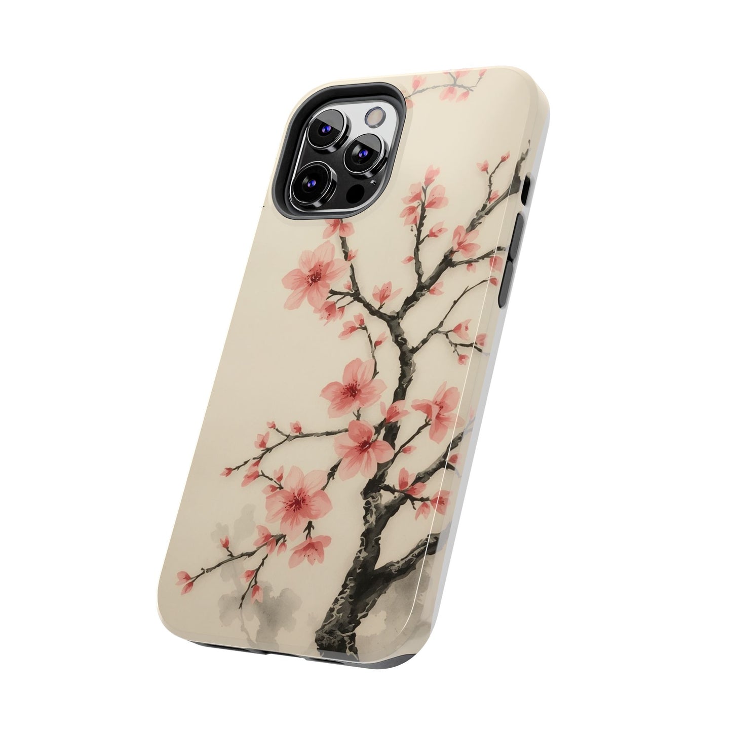 Cherry Blossom Tough Phone Case - Stylish Protection for Nature Lovers