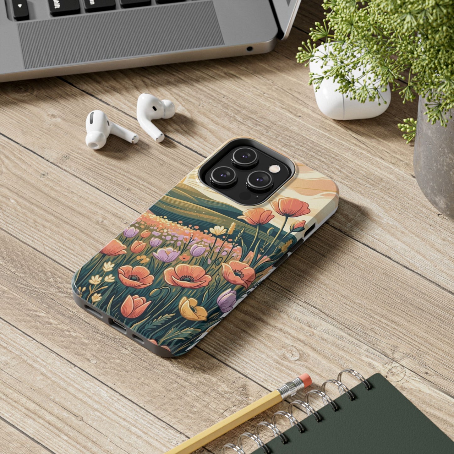 Floral Sunrise iPhone Case — Land of Flowers Design