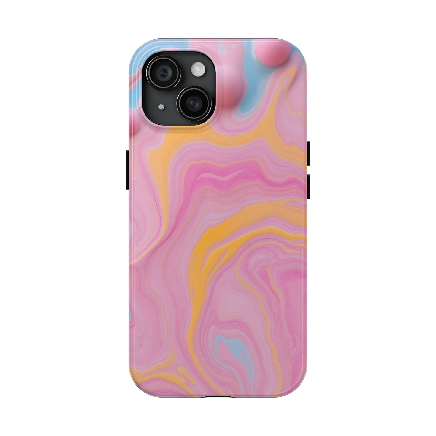 Liquid Candy Abstract Tough Phone Case - Durable Protection with Artistic Design - for iPhone