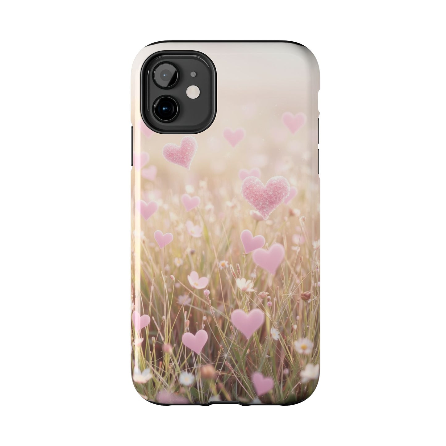 Romantic Hearts Tough Phone Case - Perfect for Lovers and Celebrations