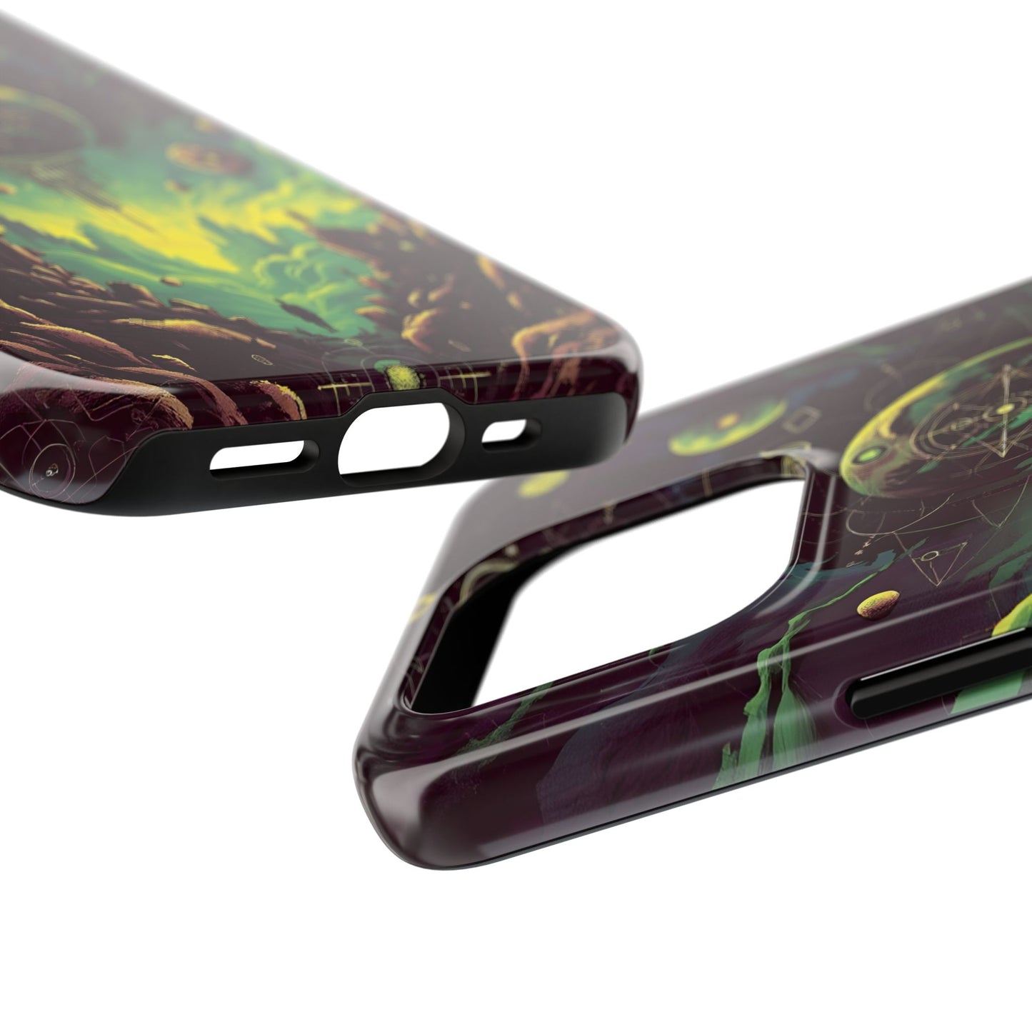 Cosmic Adventure Tough Phone Case - Galaxy Design for Space Enthusiasts - for iPhone