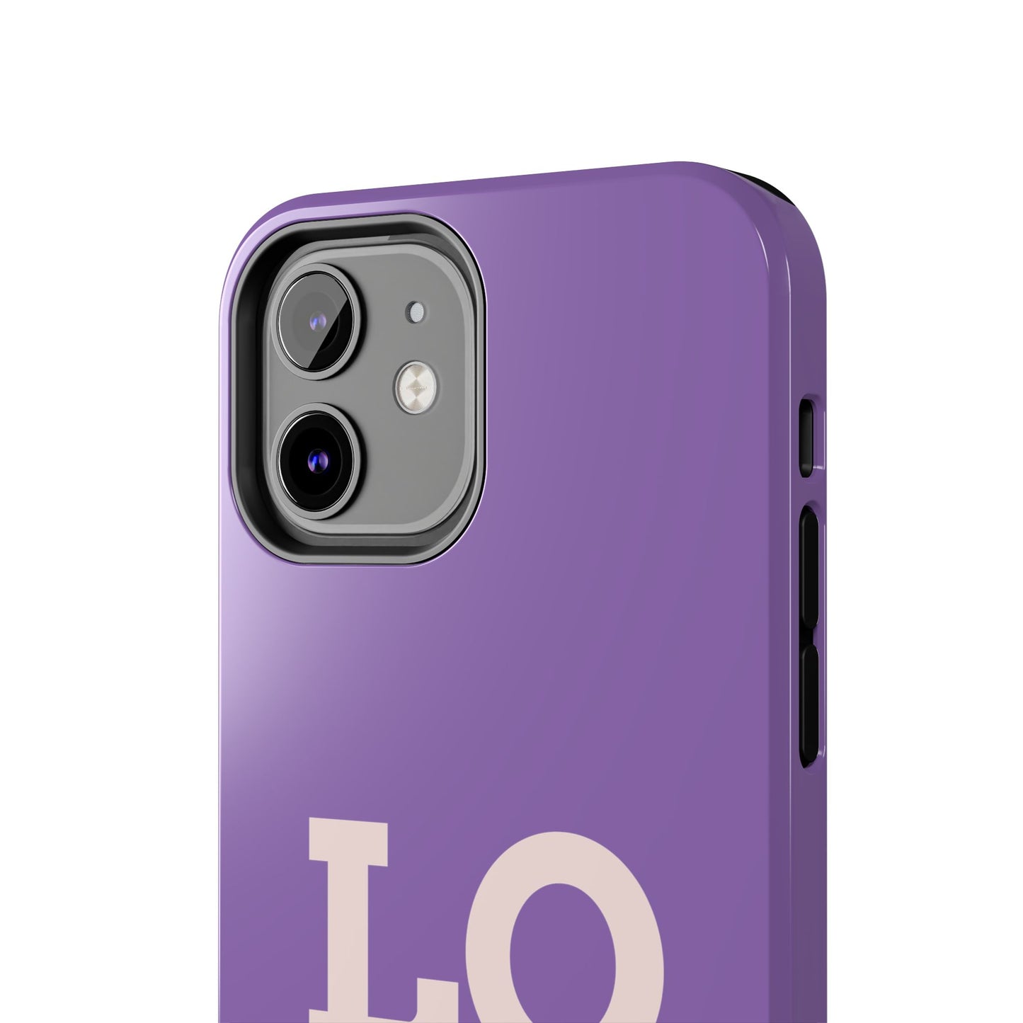 Purple Love Phone Case - Durable & Stylish Tough Case - for iPhone