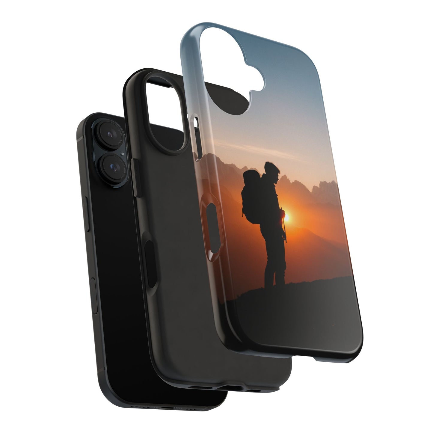 Explorer Adventure Sunset Mountain iPhone Case