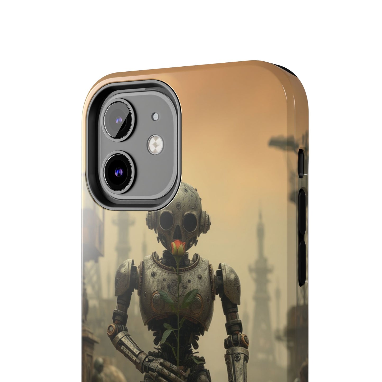 Robotic Sentinel Tough Phone Case - Durable Protector for Sci-Fi Lovers