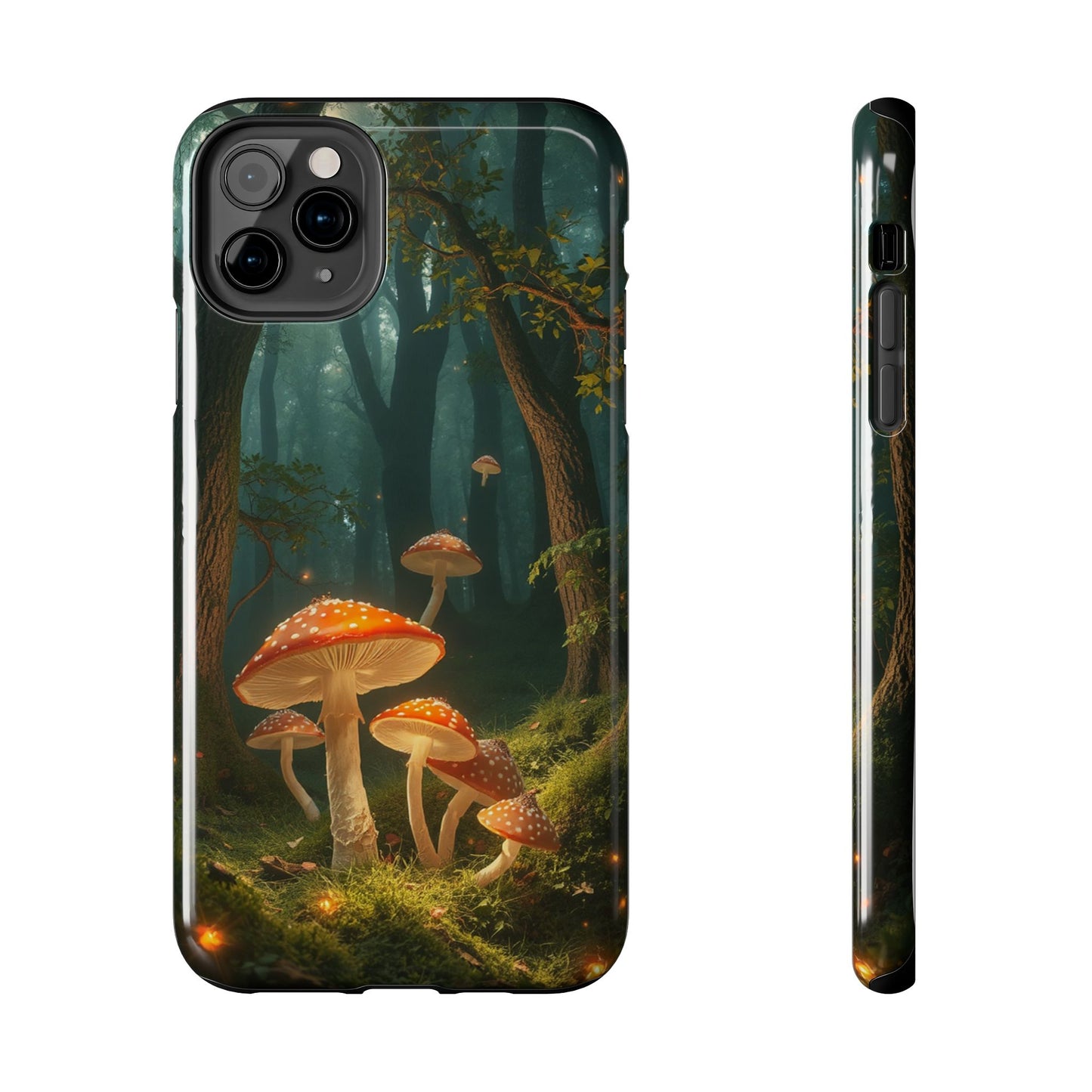 Whimsical Mushroom Tough Phone Case - Forest Fantasy Design