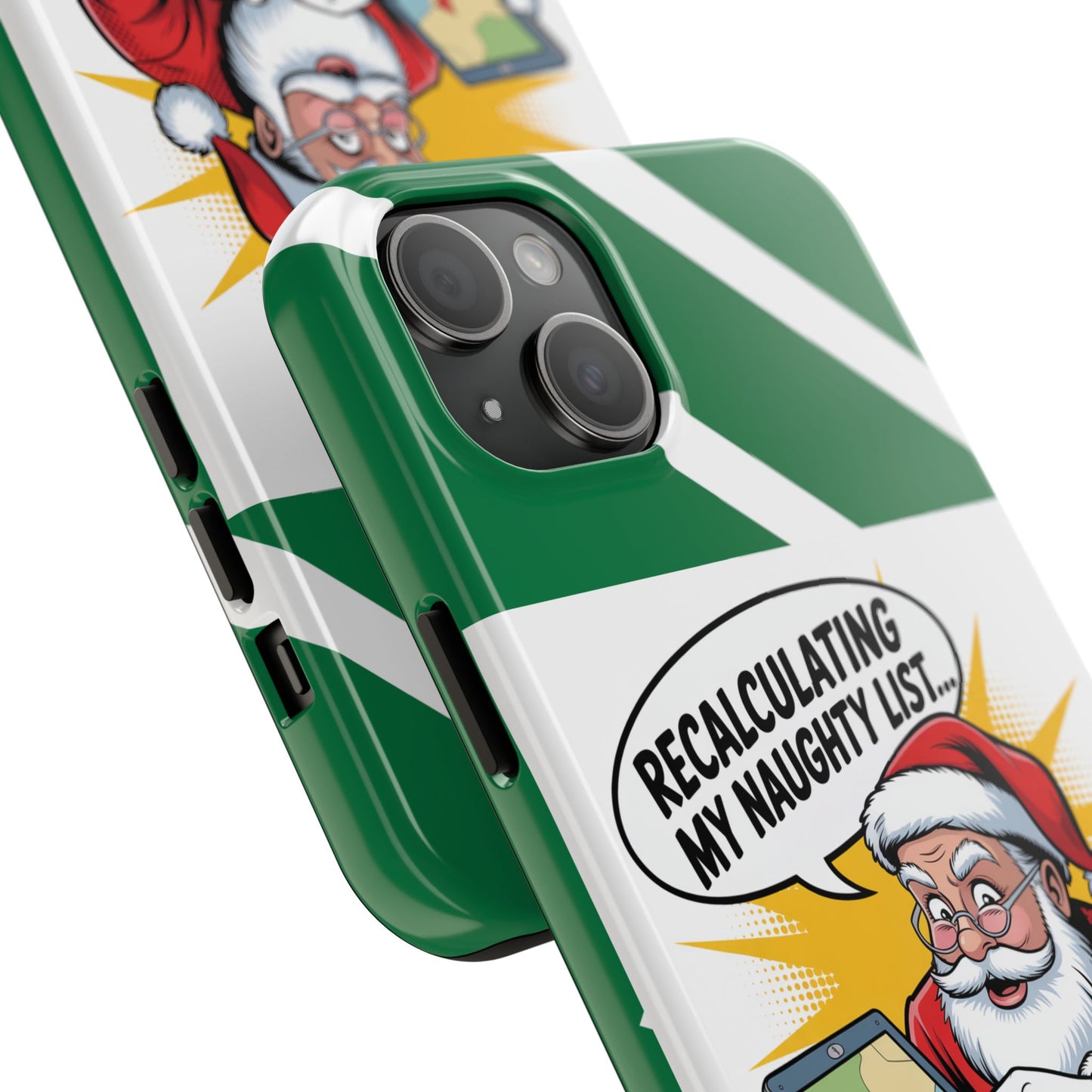 Santa Naughty List Phone Case - Tough & Fun Holiday Protection