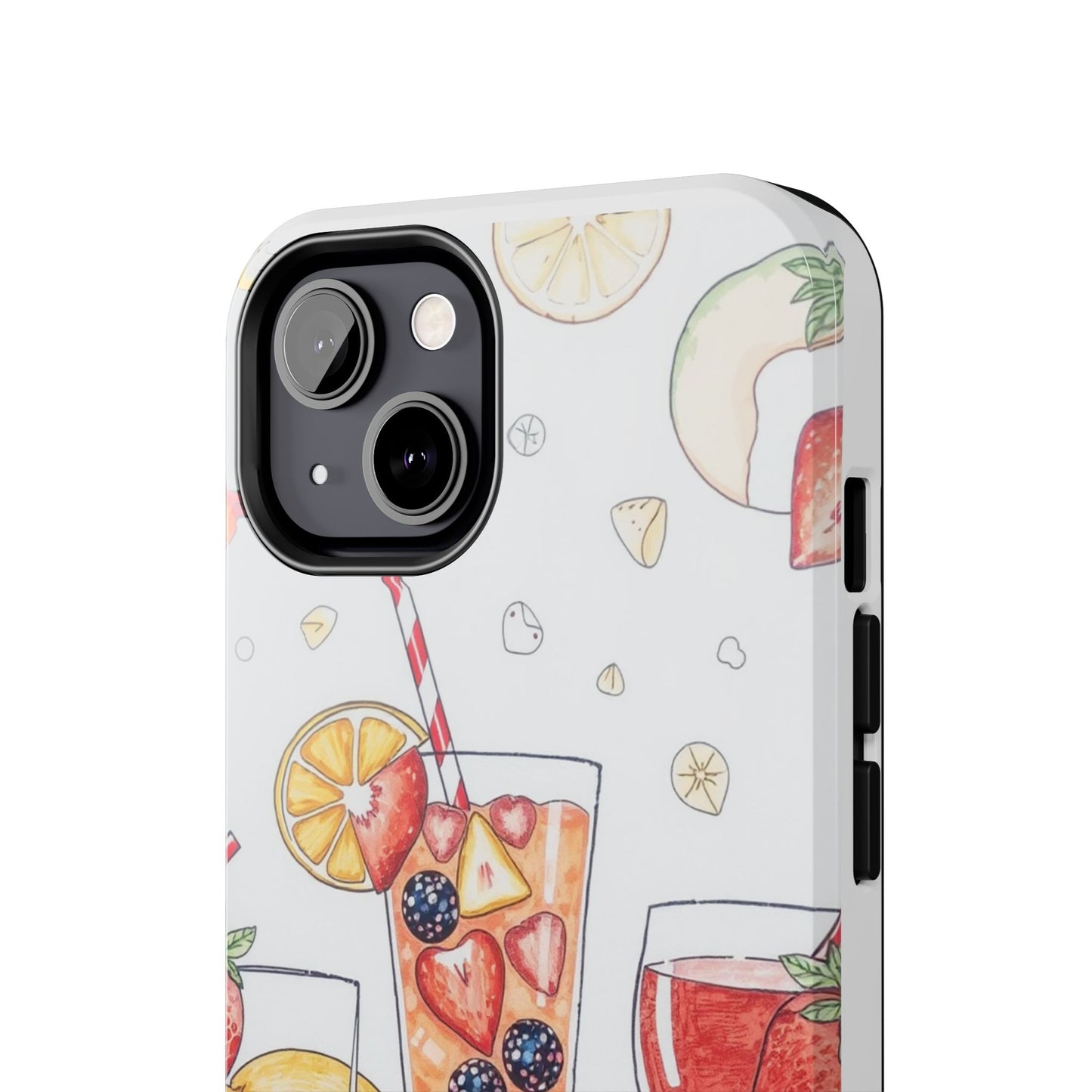 Colorful Fruit Cocktail Tough Phone Case - Perfect for Summer Vibes