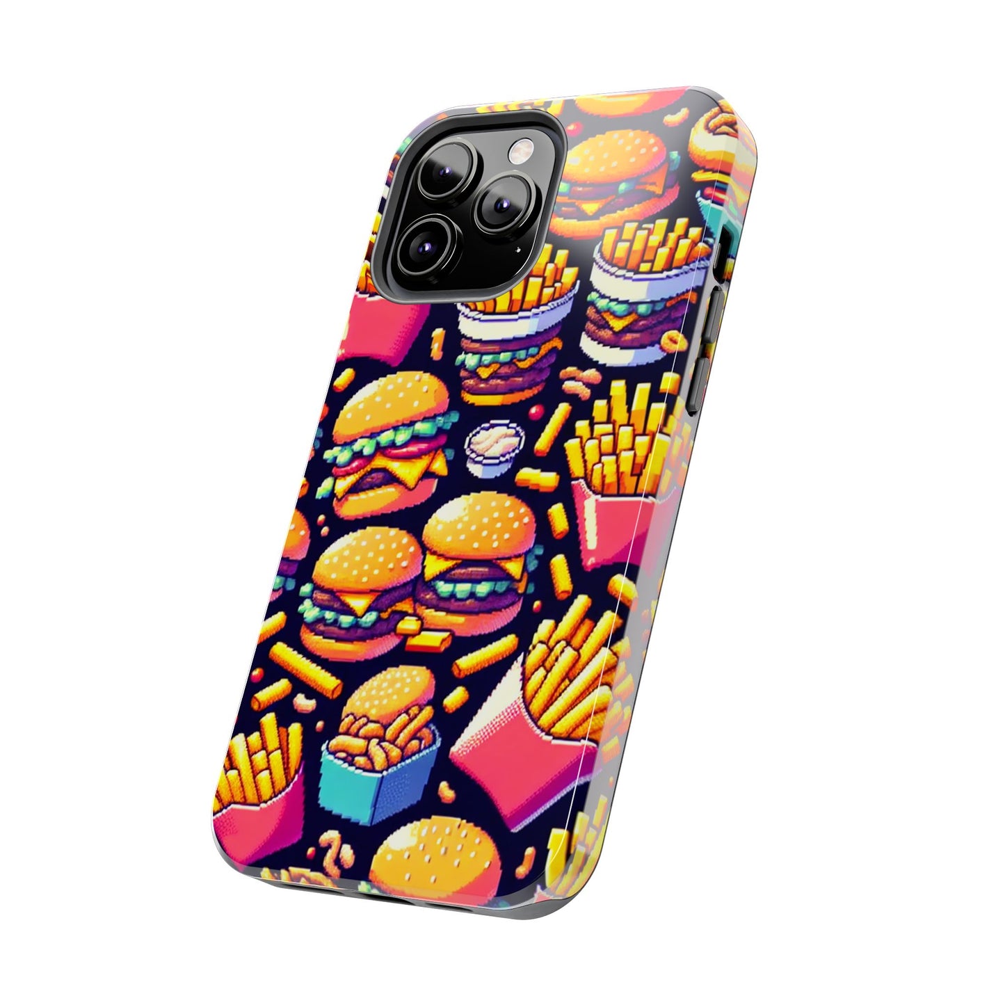 Retro Fast Food Phone Case - Tough and Durable - for iPhone
