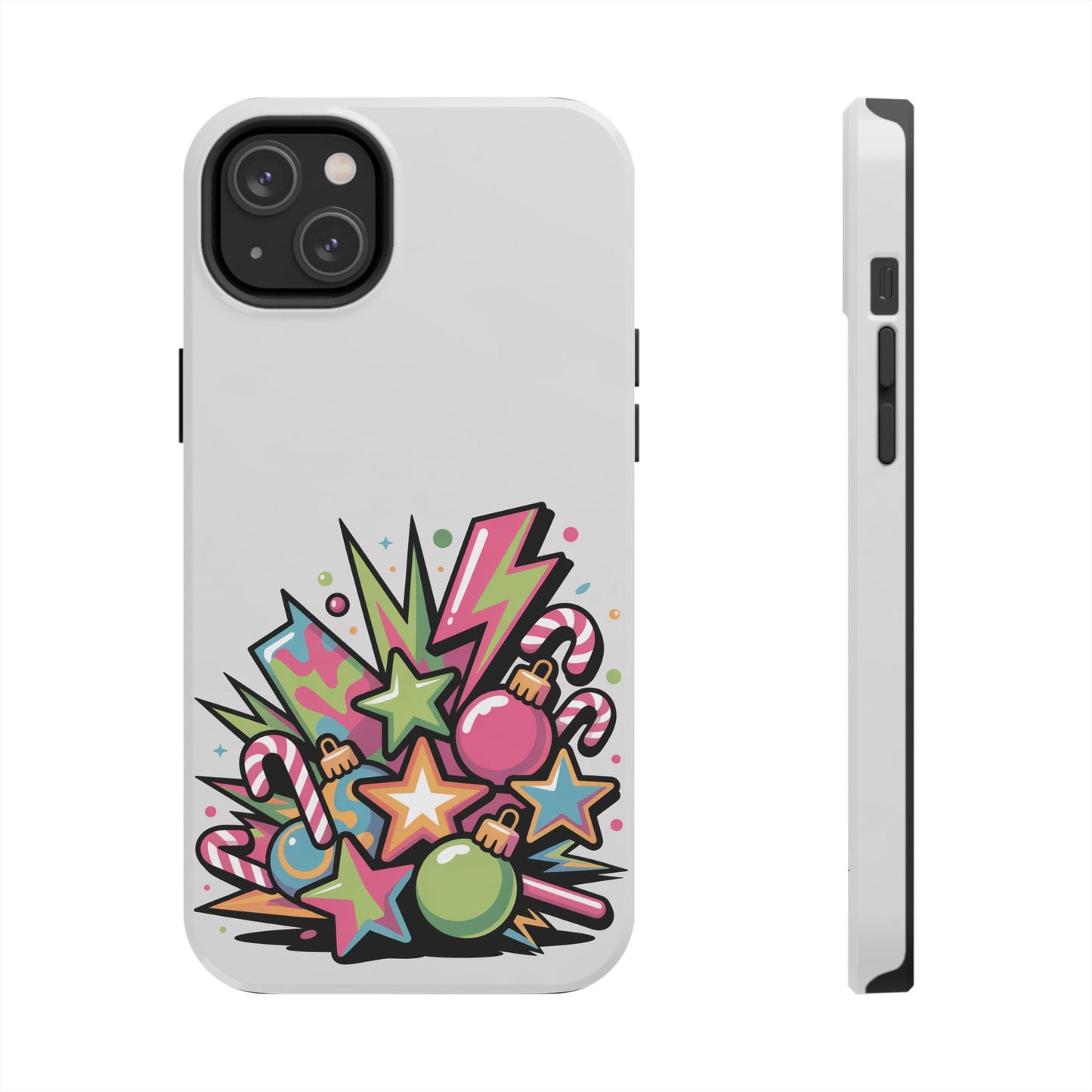 Colorful Explosion Retro Christmas Tough Phone Case