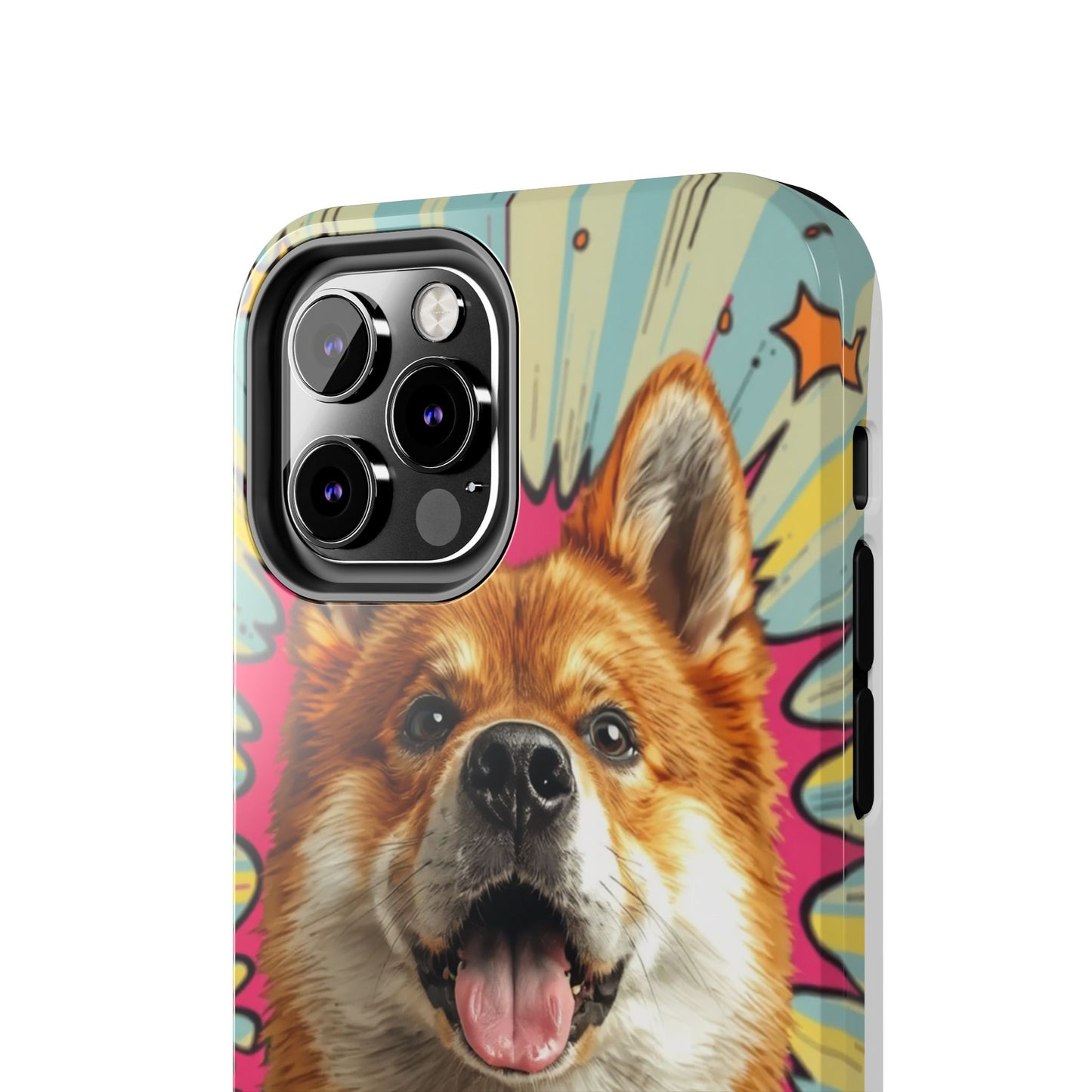Playful Dog Tough Phone Case - Durable & Stylish Pet Lover Gift