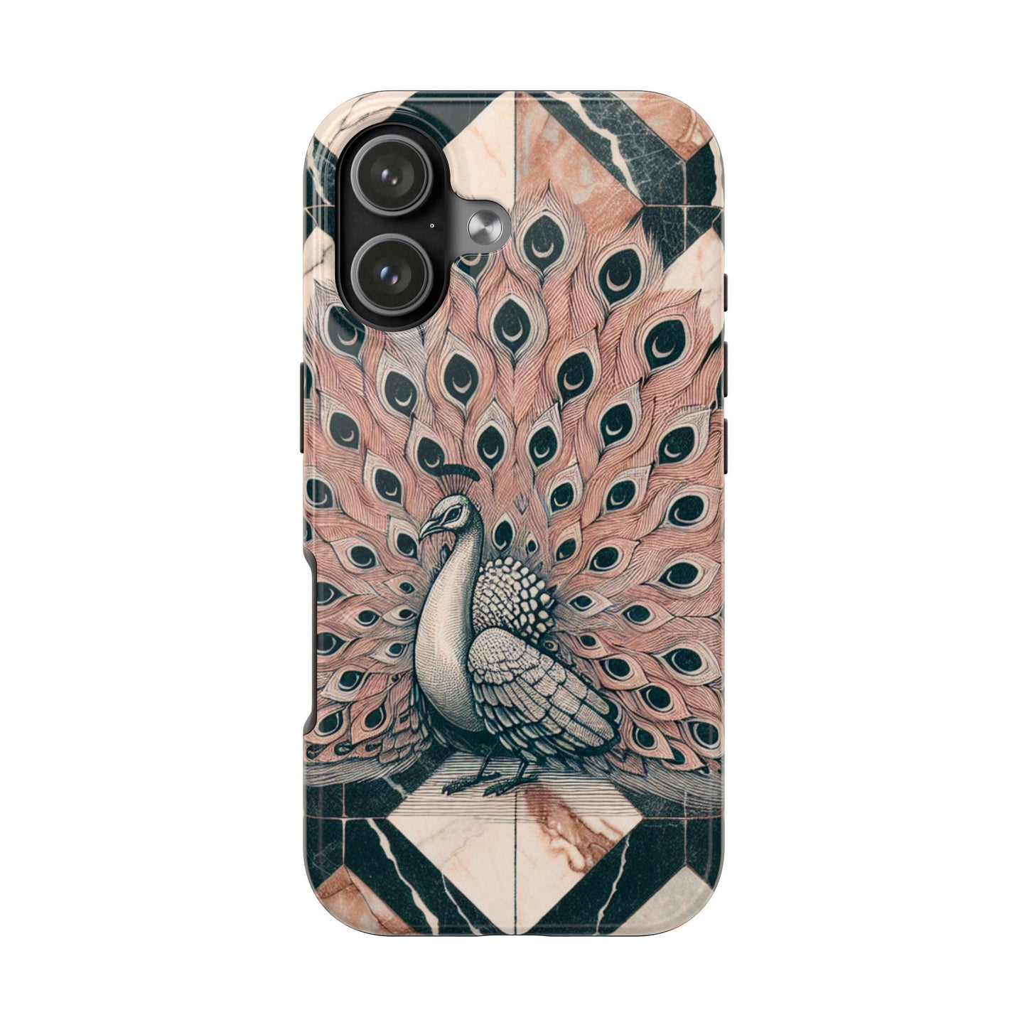Peacock Tough Phone Case | Stylish & Durable Artwork - for iPhone