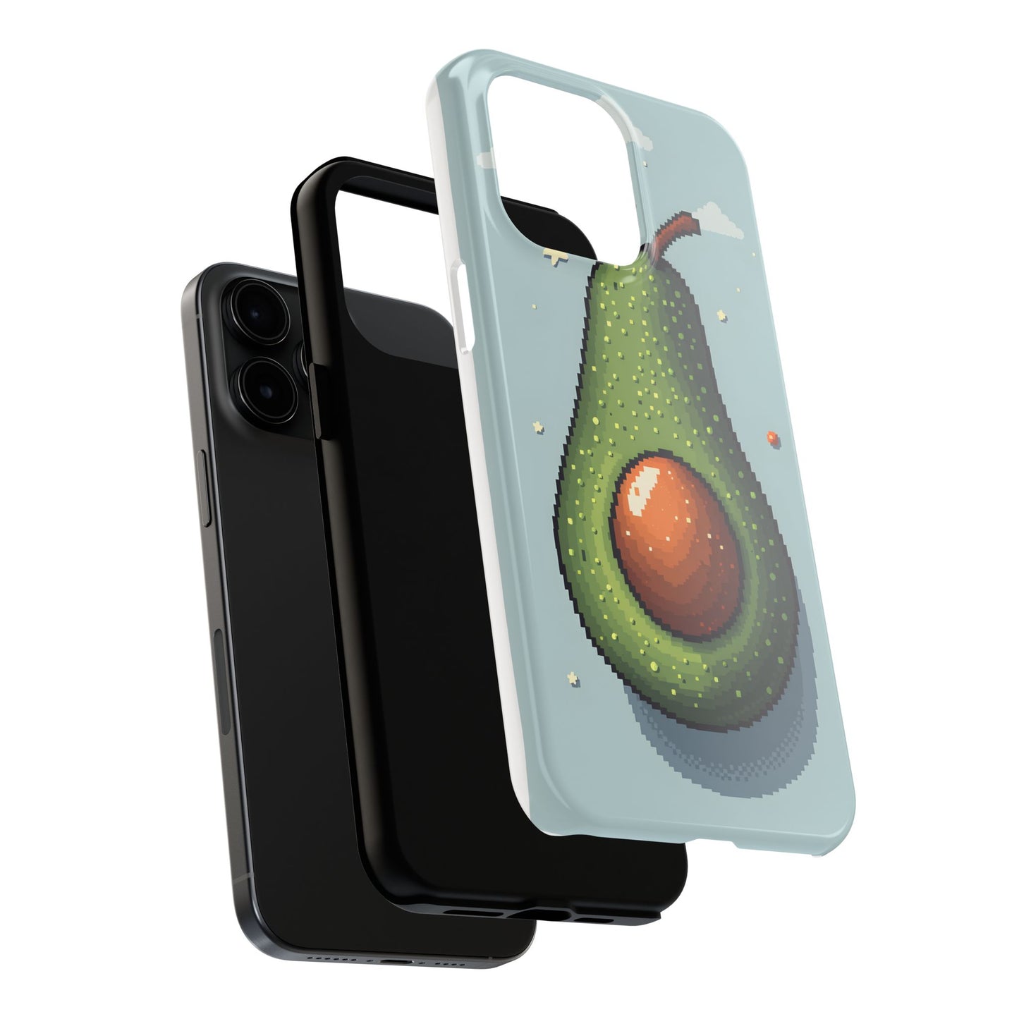 Pixel Avocado Tough Phone Case - Perfect for Foodies & Nature Lovers - for iPhone