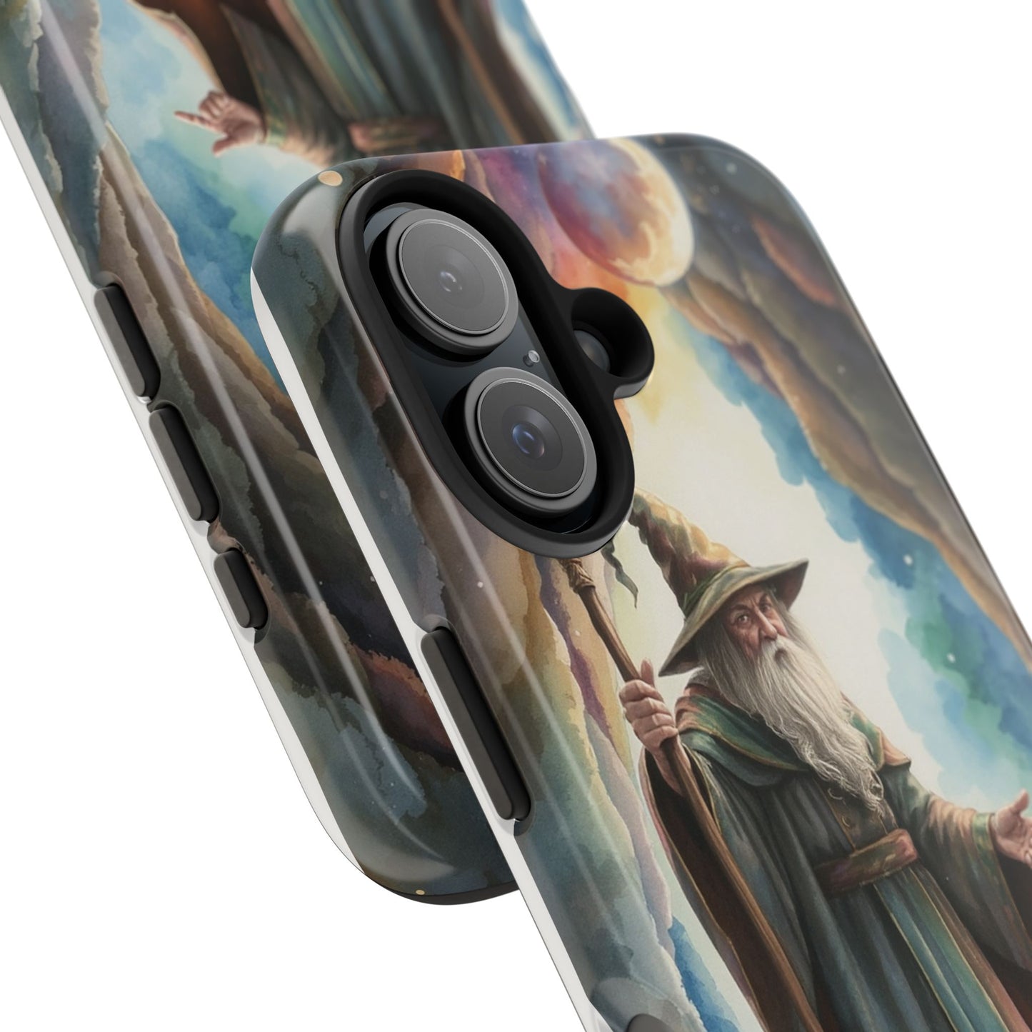 Magical Wizard Phone Case - Tough, Durable Phone Cover for Fantasy Lovers, Geek Gift, Unique Design, Celestial Phone Accessory