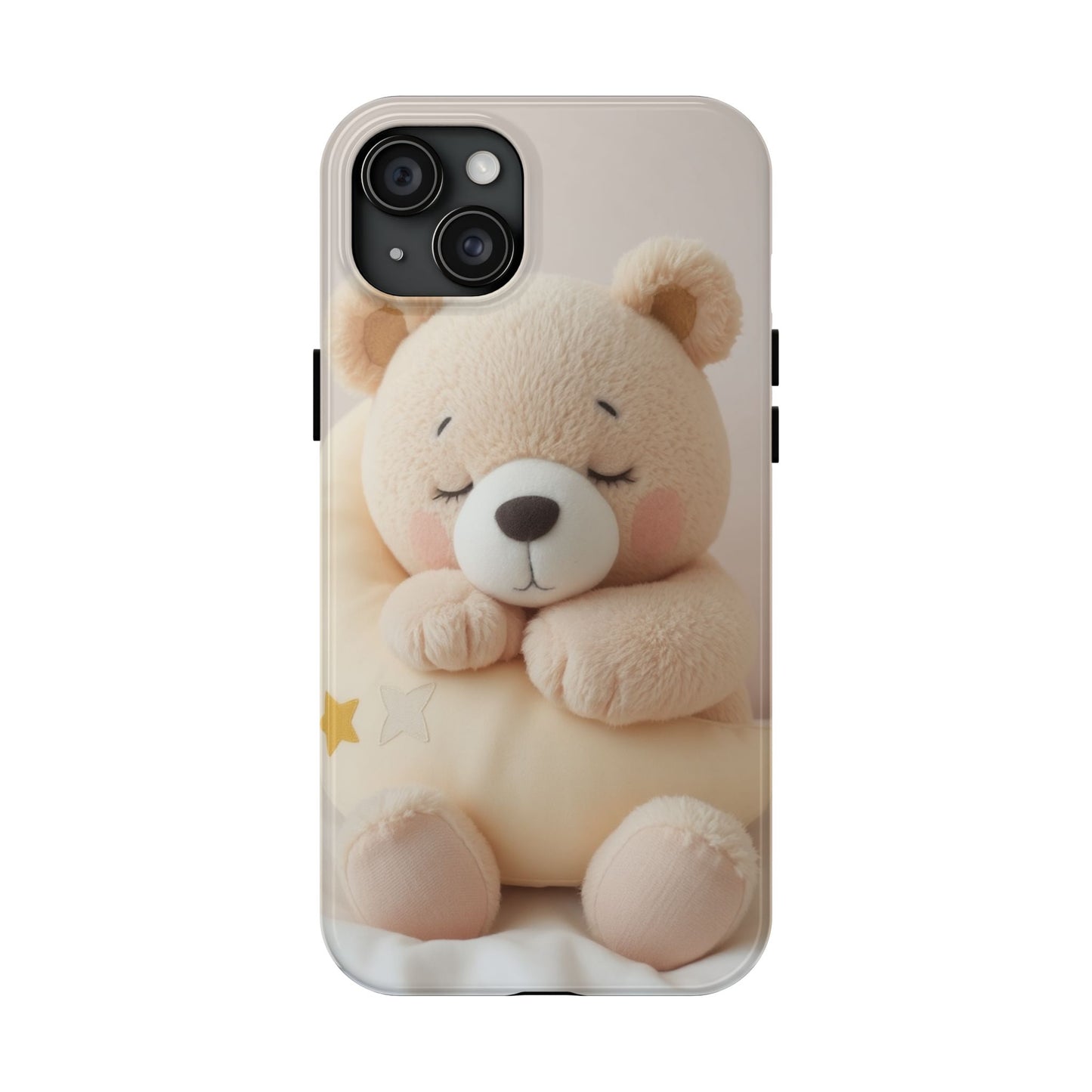 Cute Bear Tough Phone Case - Adorable Baby Animal Design for Kids & Adults