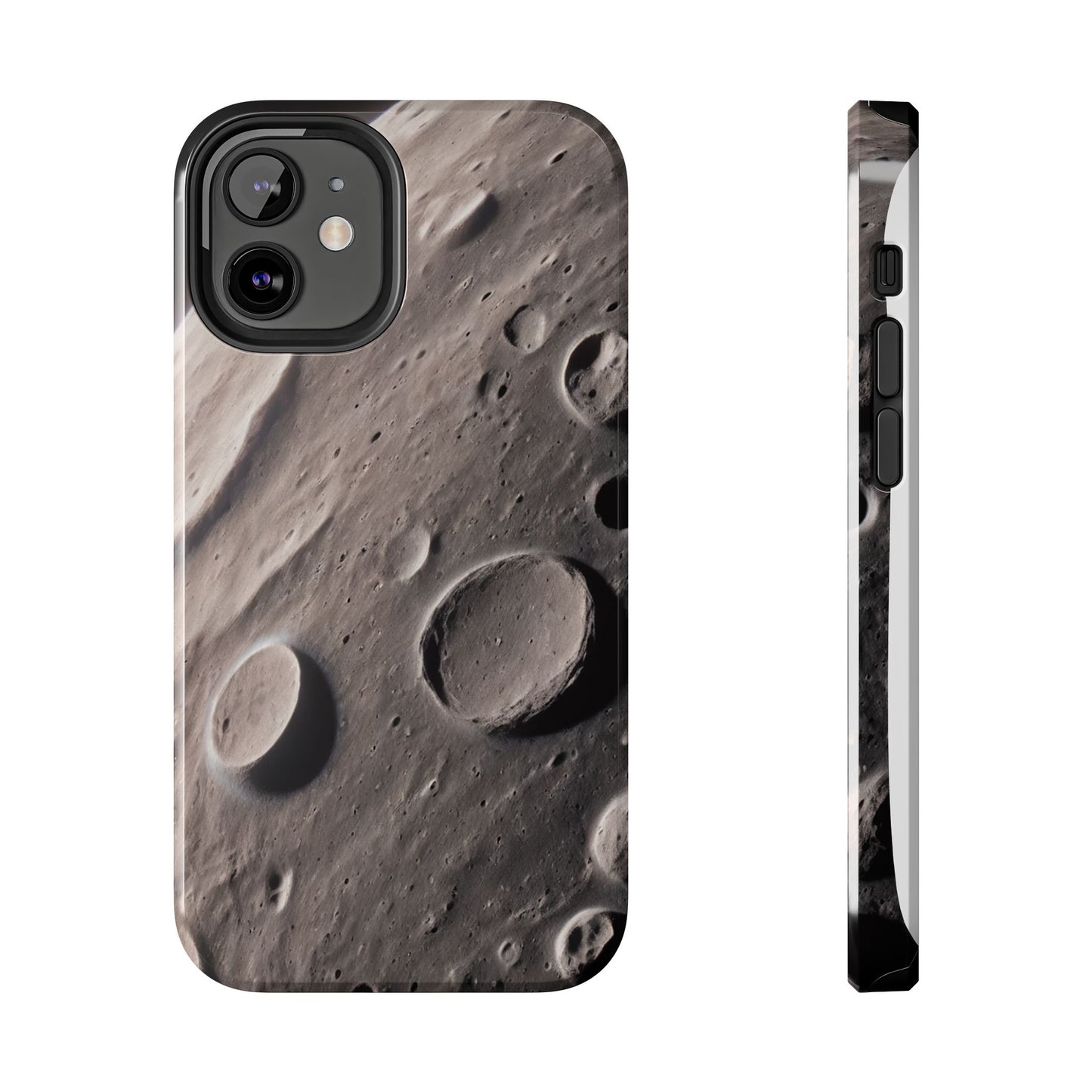 Celestial Moon Surface Tough Phone Case | Durable Space-Themed Design - for iPhone