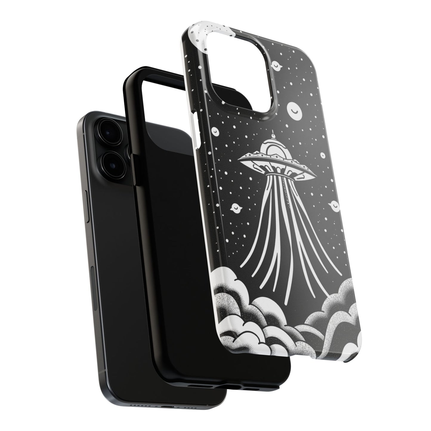 Galaxy UFO Tough Phone Case - Durable Protection with Unique Space Design
