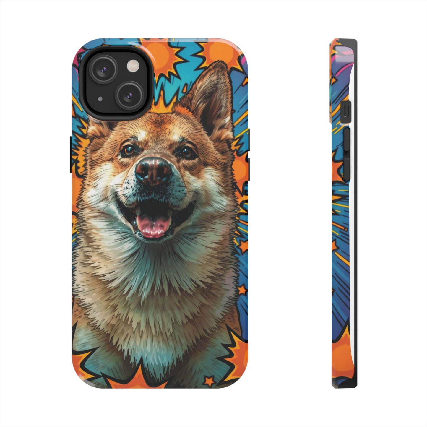 Vibrant Corgi Tough Phone Case - Fun Design for Pet Lovers