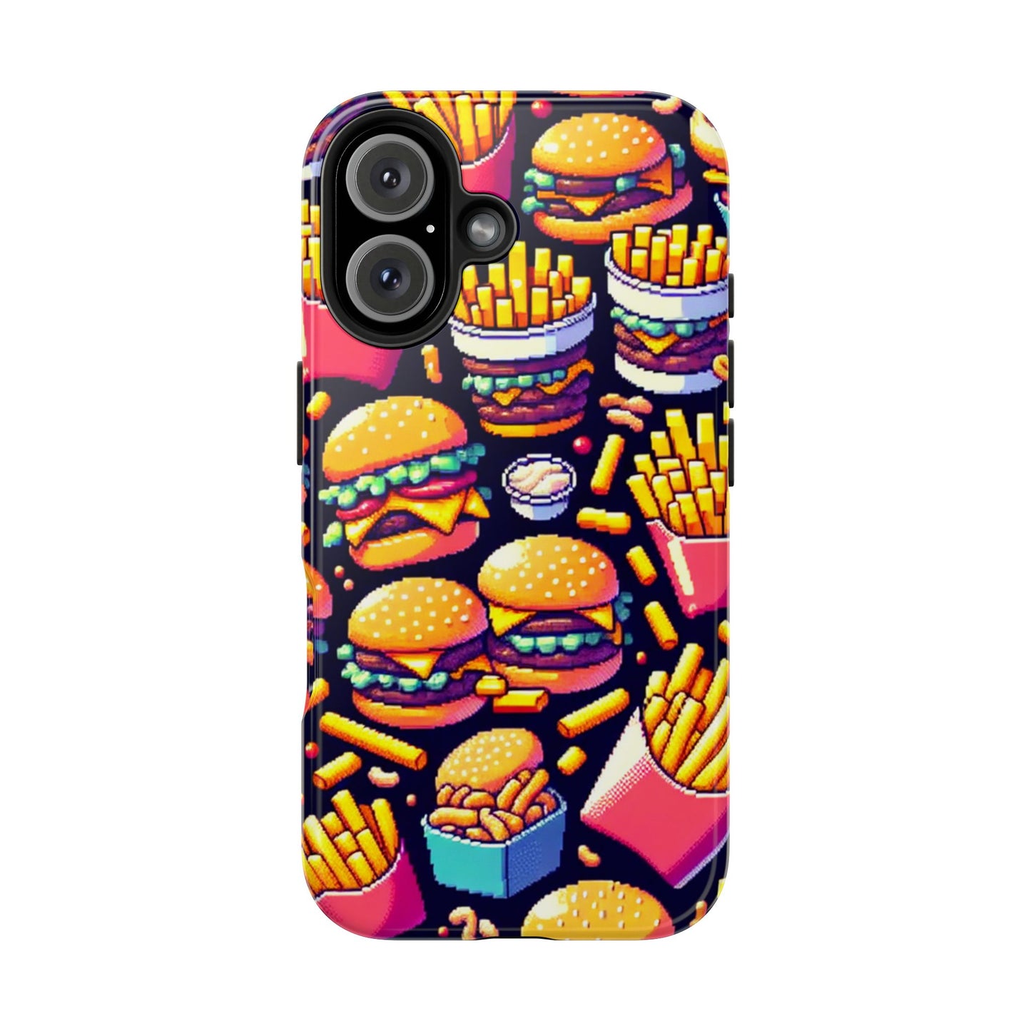 Retro Fast Food Phone Case - Tough and Durable - for iPhone