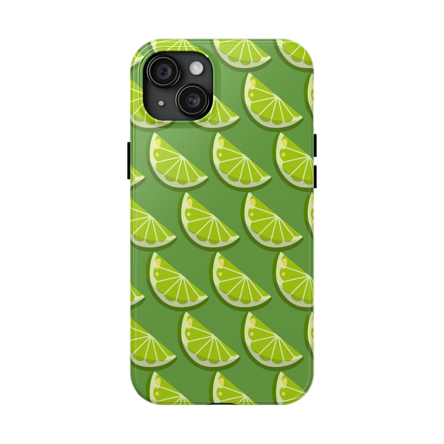 Lime Slice Tough Phone Case - Green Party - for iPhone
