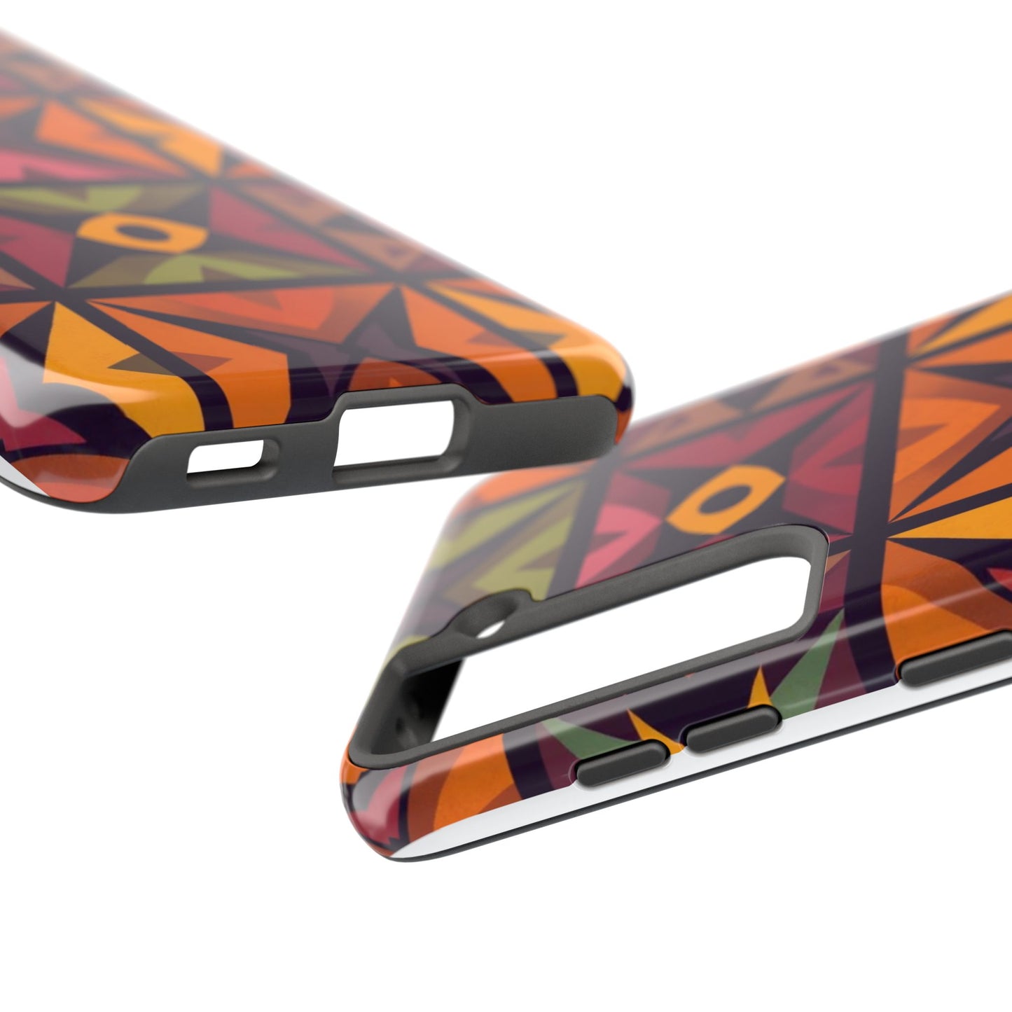 Vibrant Tribal Geometric Tough Phone Case - Colorful Protection for Your iPhone