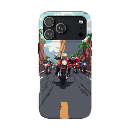 Retro Biker Tough Phone Case - Perfect for Motorcycle Lovers