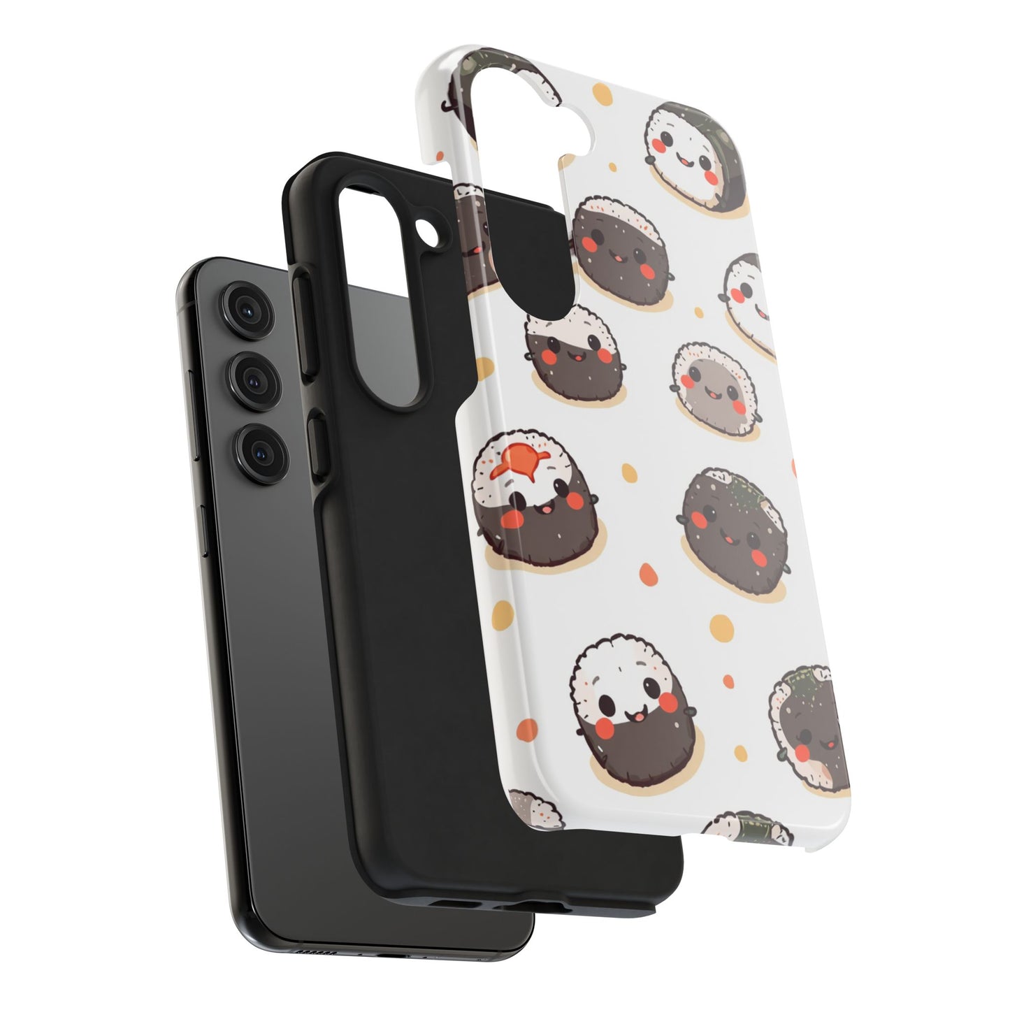 Cute Sushi Tough Phone Case - Kawaii Design for Food Lovers