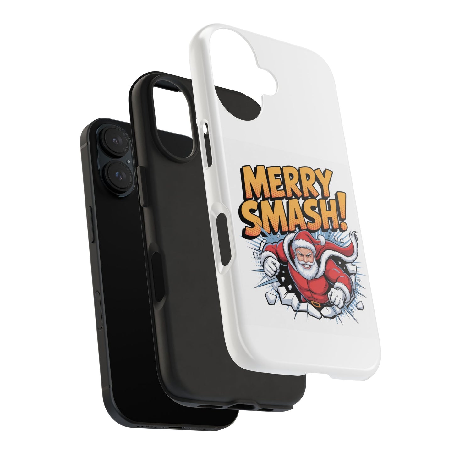 Santa Merry Smash Phone Case