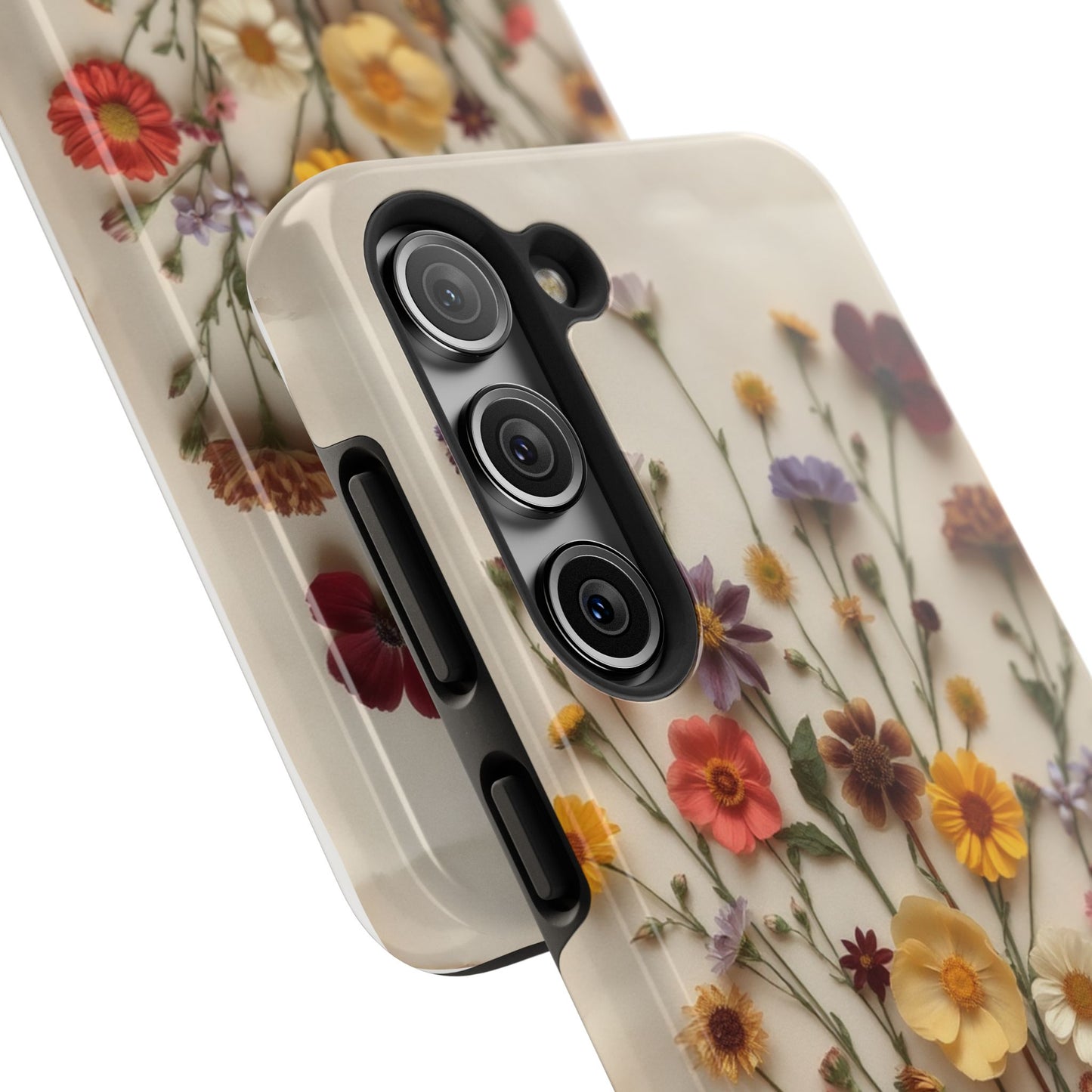 Floral Tough Phone Case - Durable Protection with Nature-Inspired Design