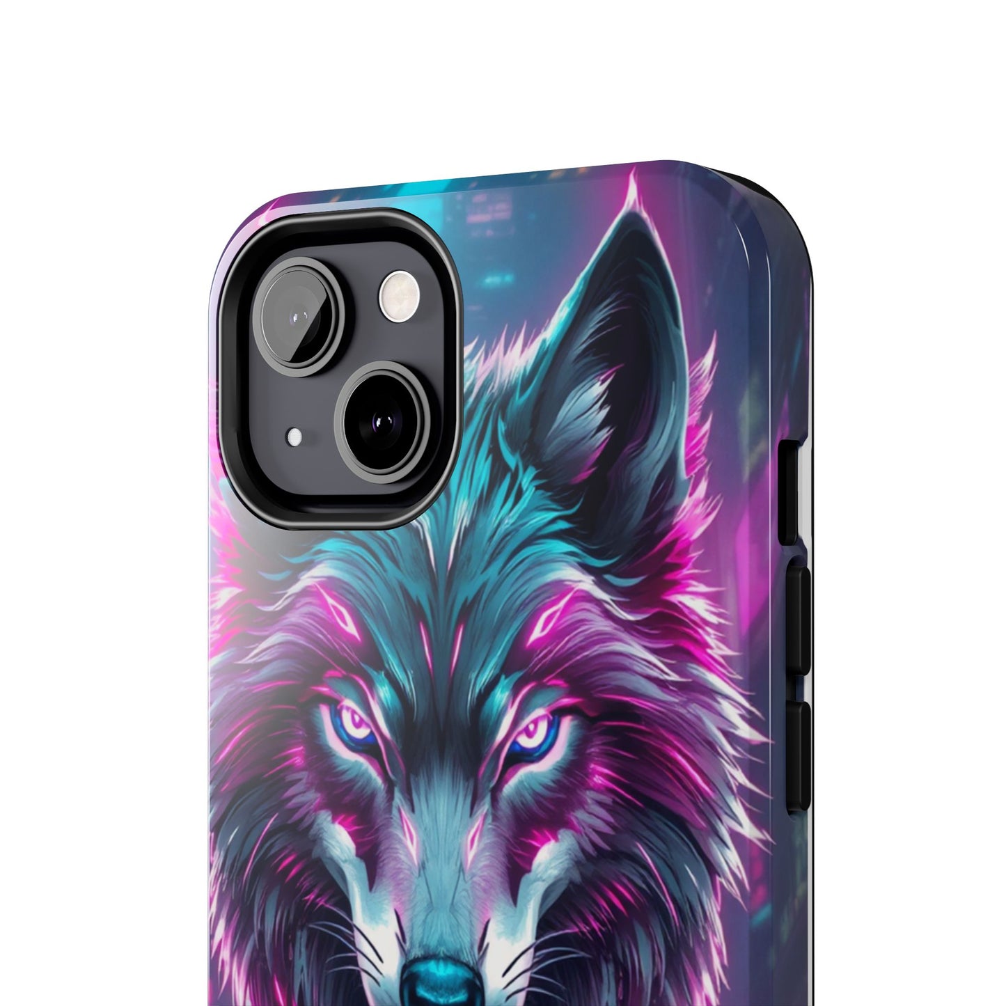 Fierce Wolf Phone Case - Tough & Vibrant Design for Animal Lovers