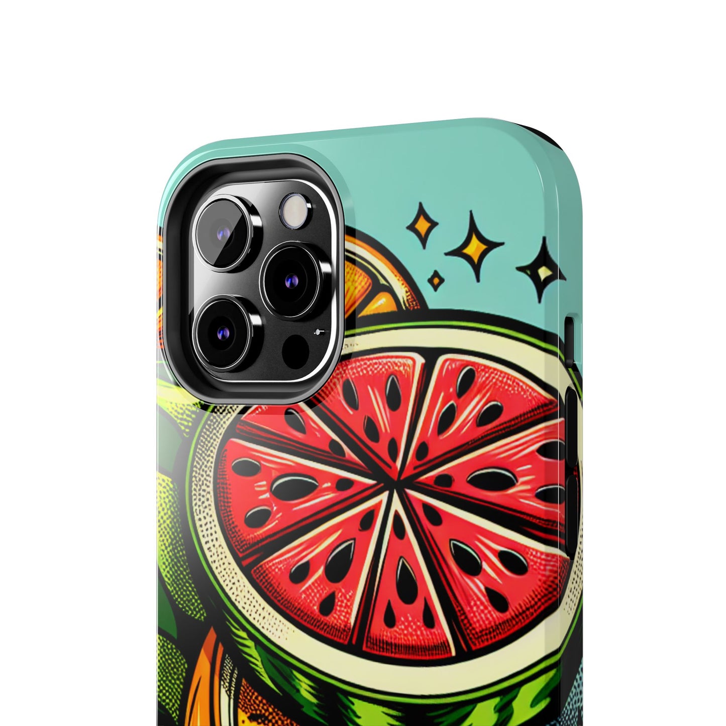 Vibrant Citrus Tough Phone Case - Fruit Slice Design - for iPhone