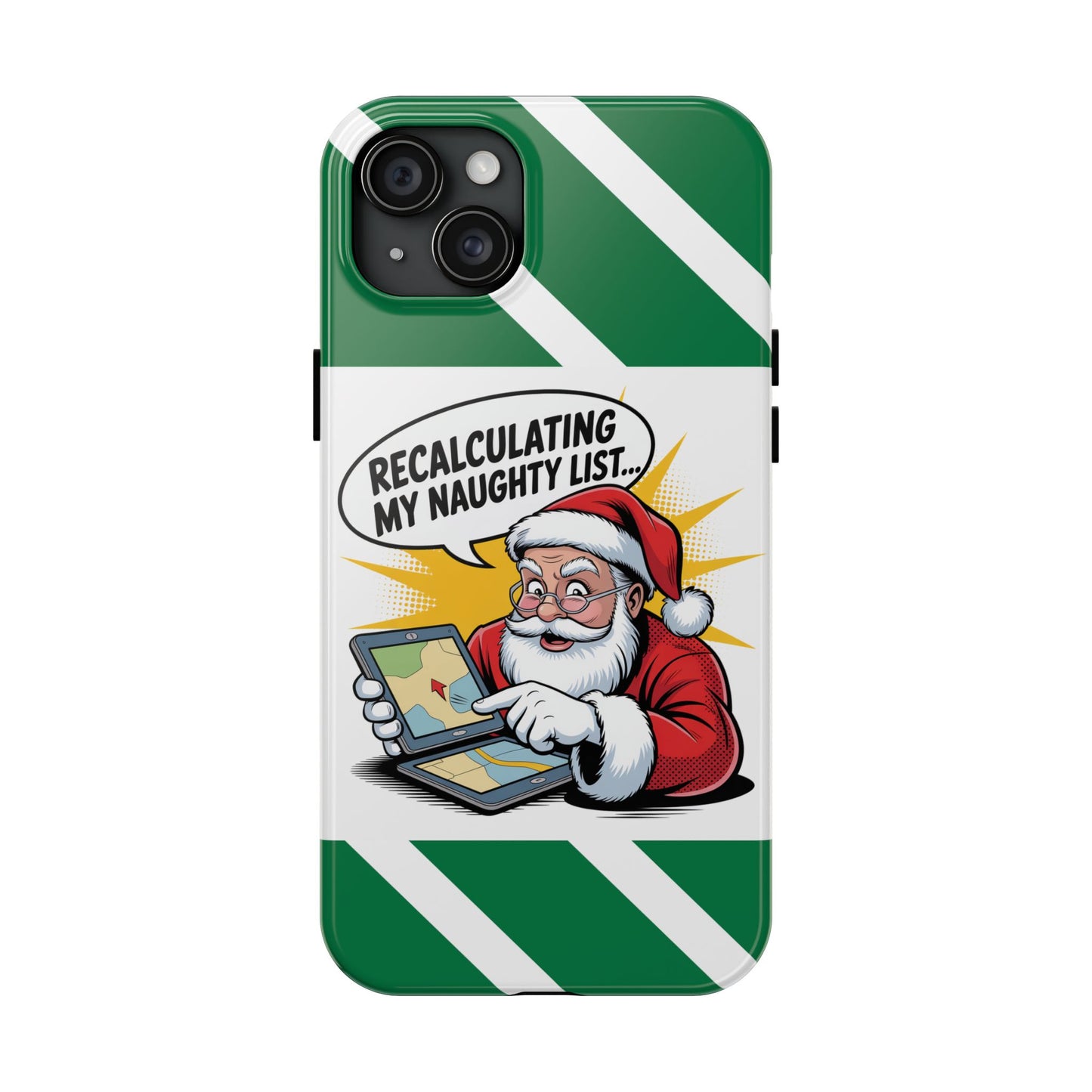 Santa Naughty List Phone Case - Tough & Fun Holiday Protection