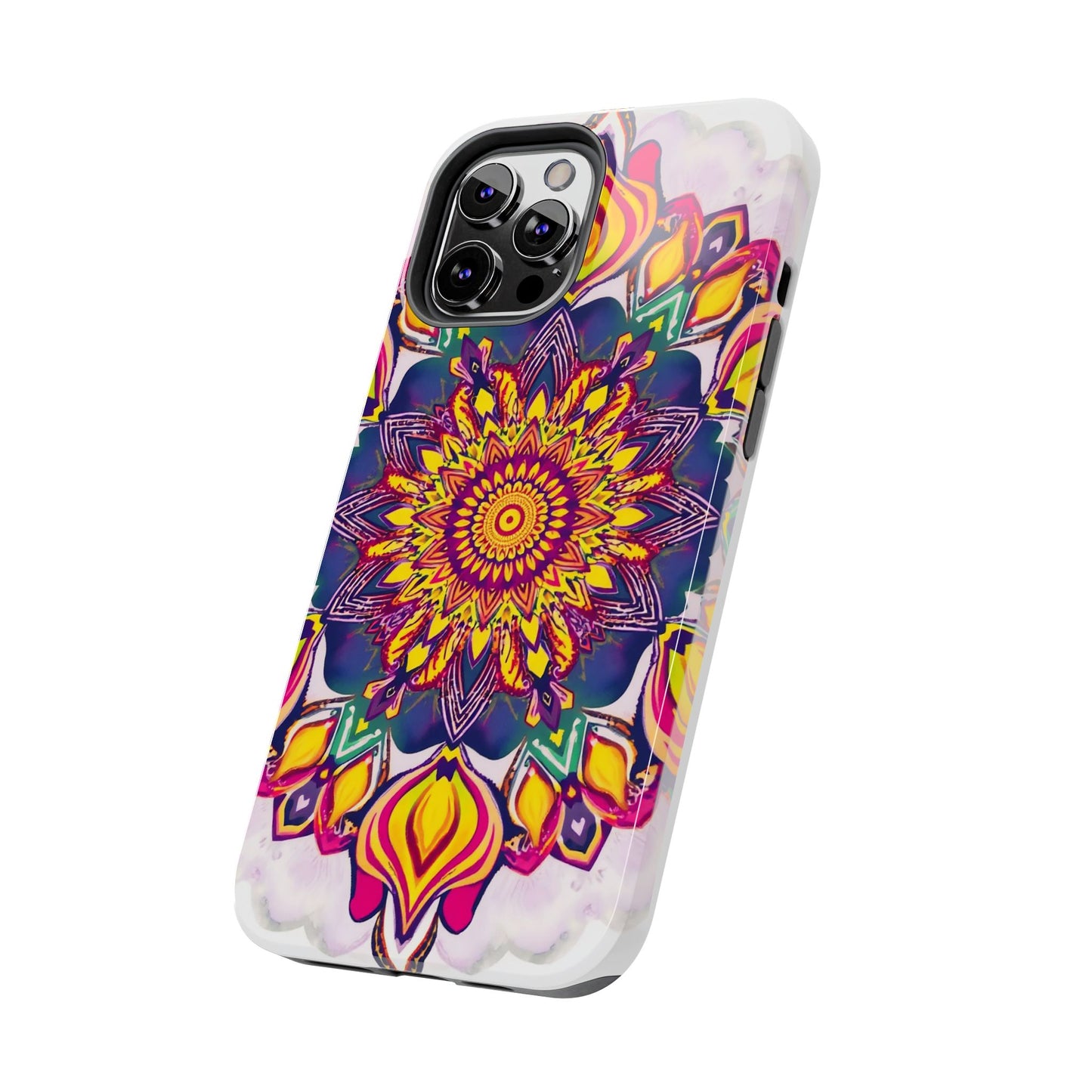 Vibrant Mandala Tough Phone Case - Boho Style Protection - for iPhone