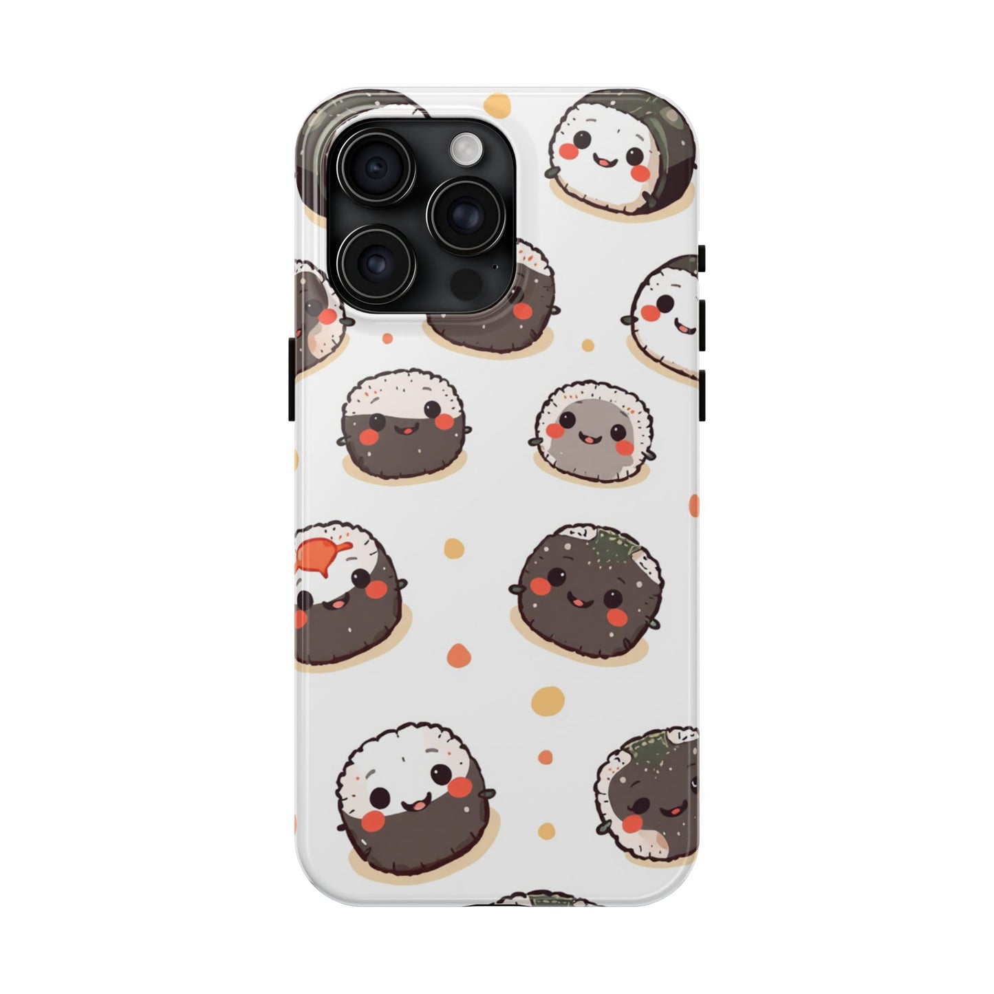 Cute Sushi Tough Phone Case - Kawaii Design for Food Lovers