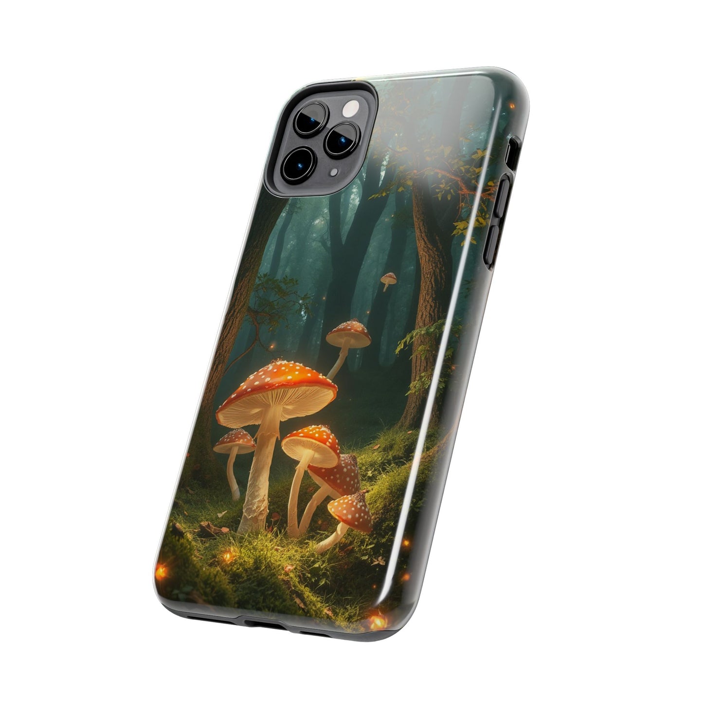 Whimsical Mushroom Tough Phone Case - Forest Fantasy Design