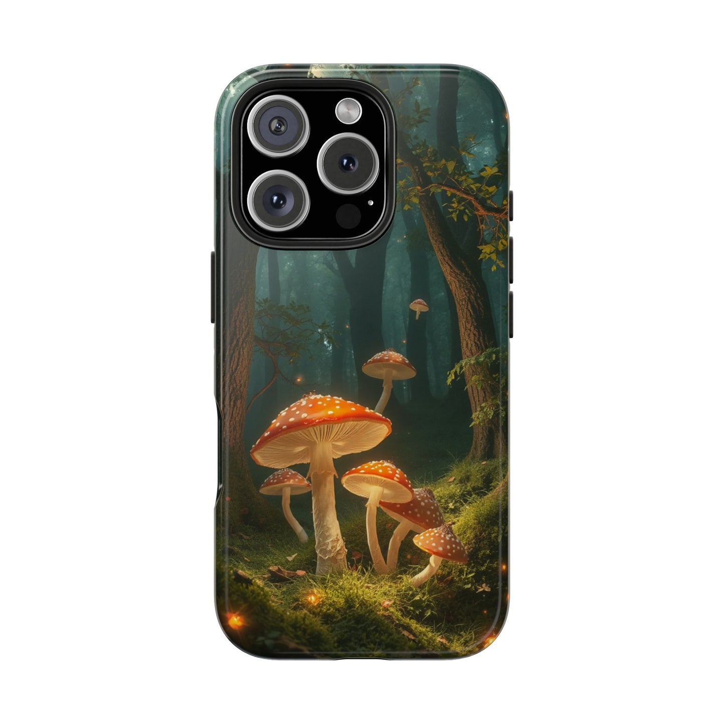 Whimsical Mushroom Tough Phone Case - Forest Fantasy Design