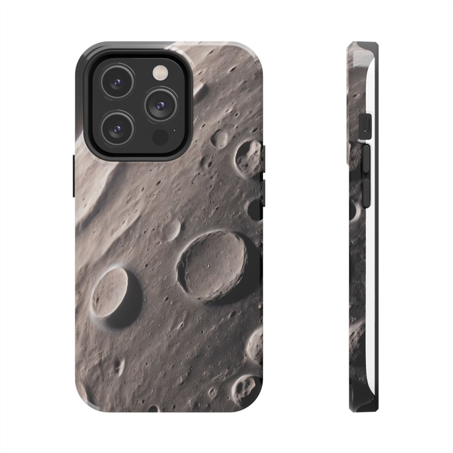 Celestial Moon Surface Tough Phone Case | Durable Space-Themed Design - for iPhone