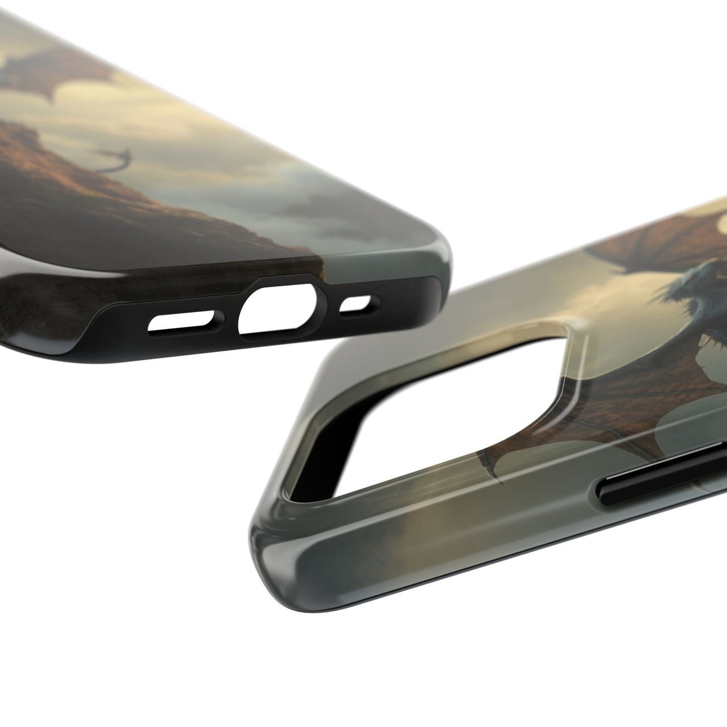 Dragon Fantasy Tough Phone Case - Durable Protection for Adventurers