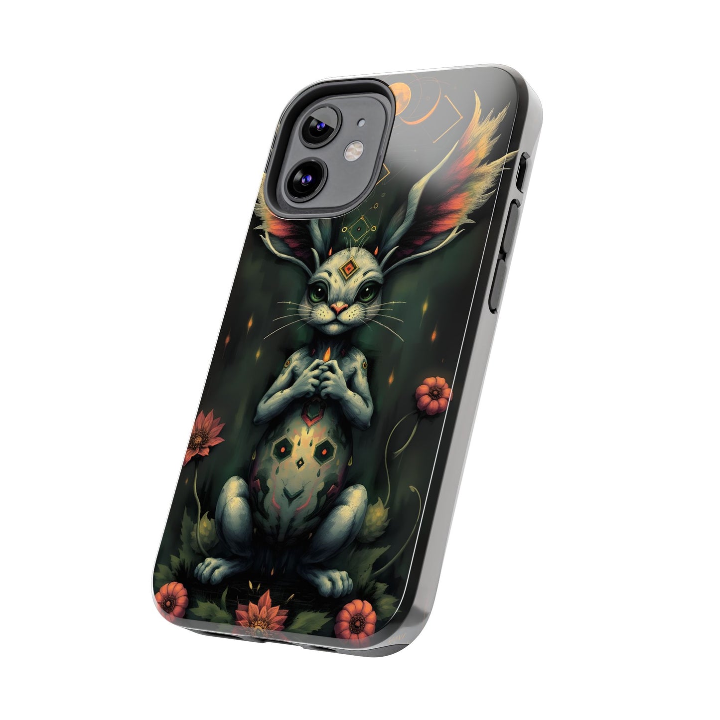 Artistic Rabbit Phone Cases - Unique and Durable Design of Mystical Bunny - for iPhone