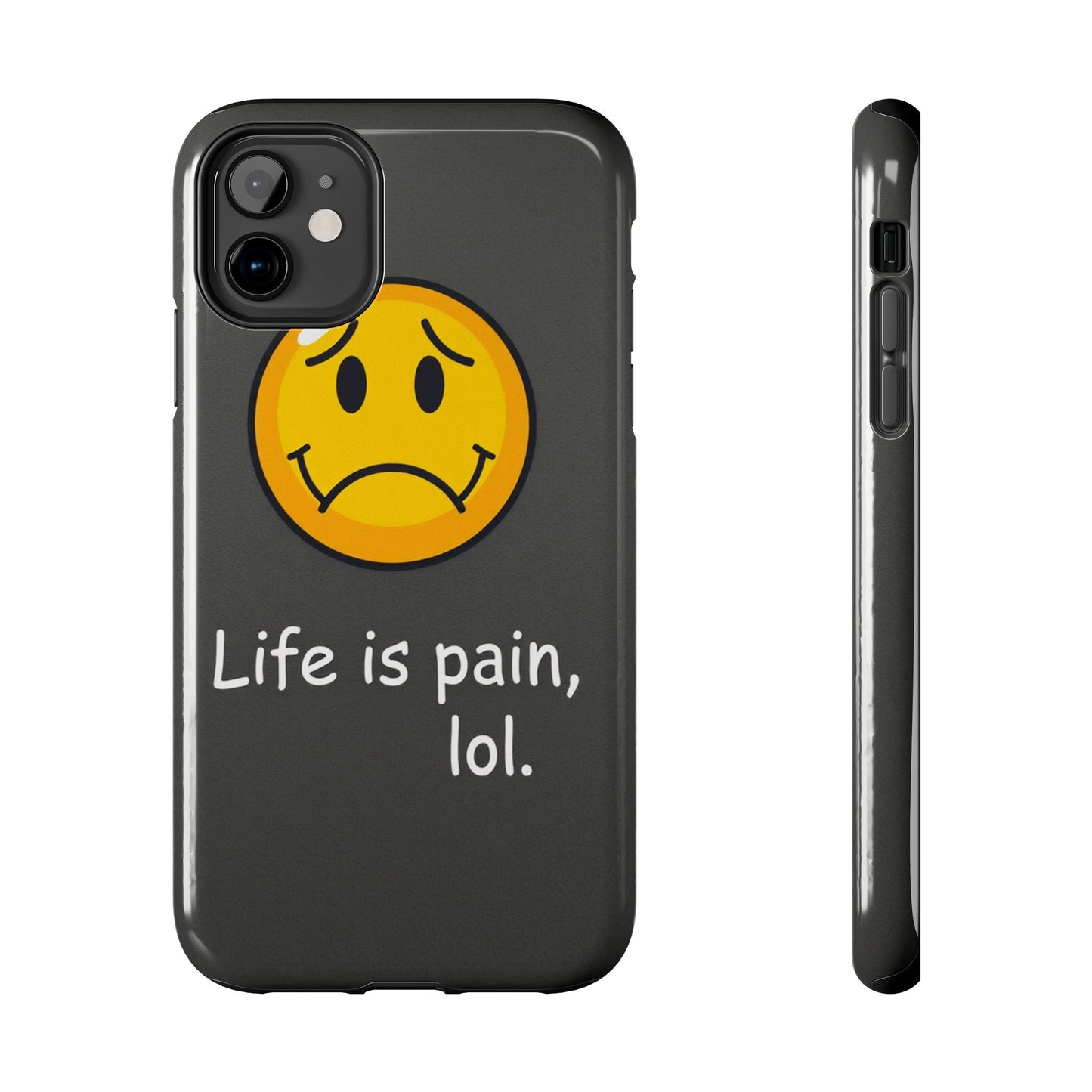 Life is Pain Tough Phone Case - Trendy Design for Smartphone Protection