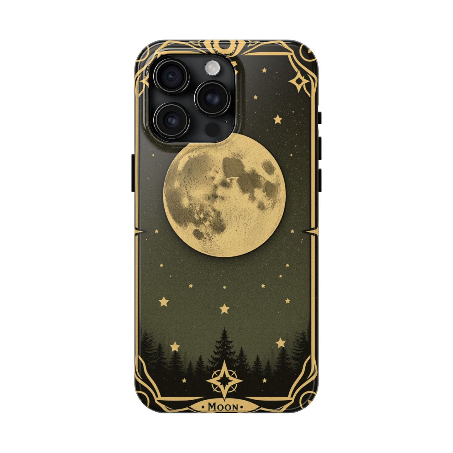 Celestial Moon Phone Case - Tough & Stylish for Star Lovers