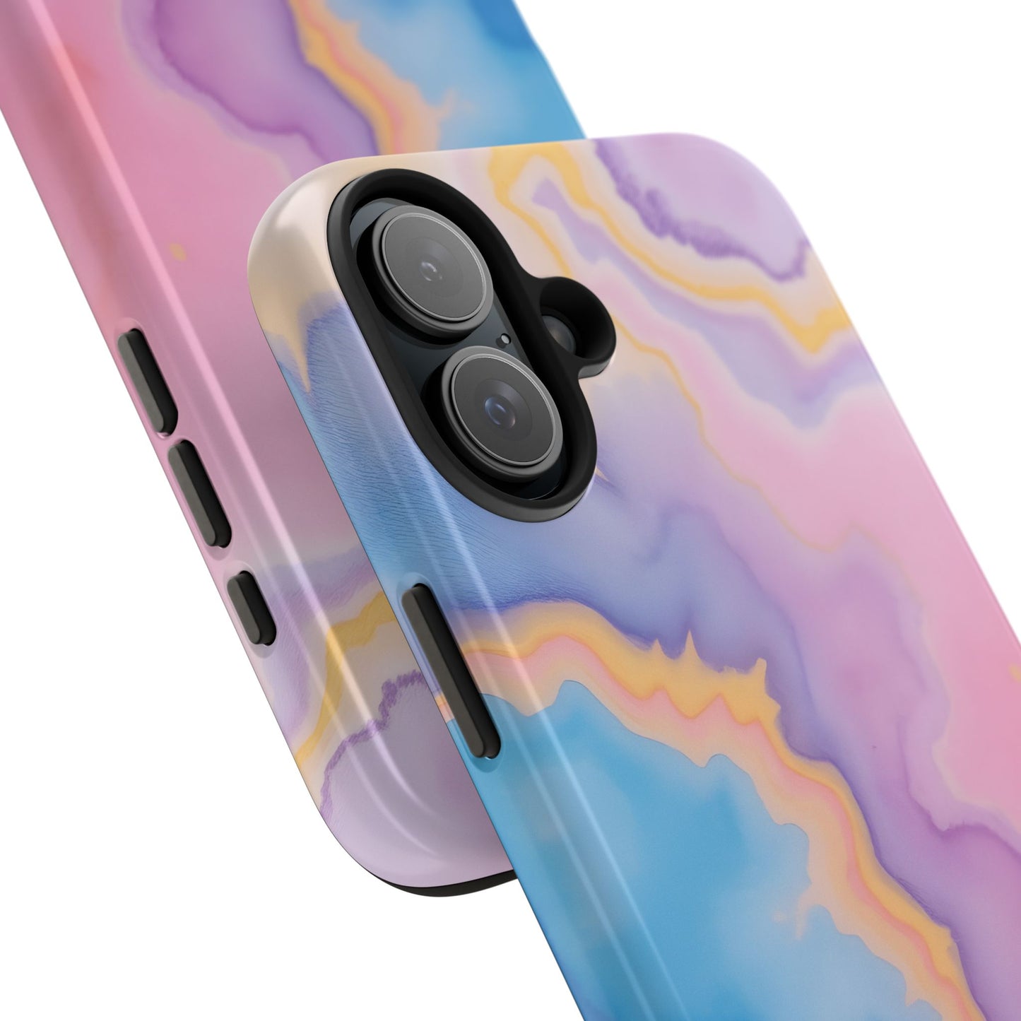 Watercolor Abstract Colors Tough Phone Case - Protective Cover for iPhone