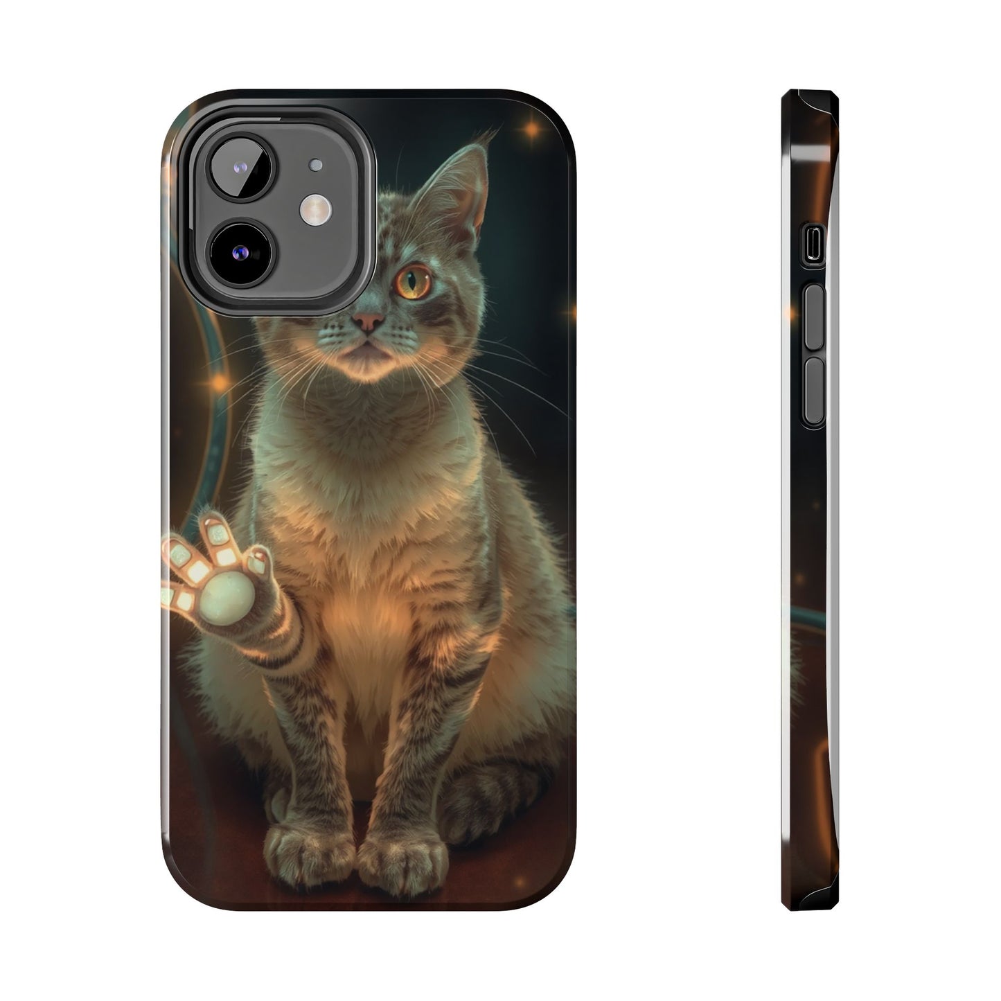 Whimsical Cat Phone Case | Tough Phone Cases for Cat Lovers, Pet Accessories, Gift for Cat Owners, Cute Phone Cover, Personalized Tech