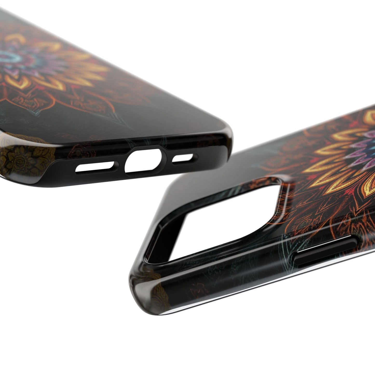Mystic Mandala Tough Phone Case - Durable Protection with Artistic Design - for iPhone
